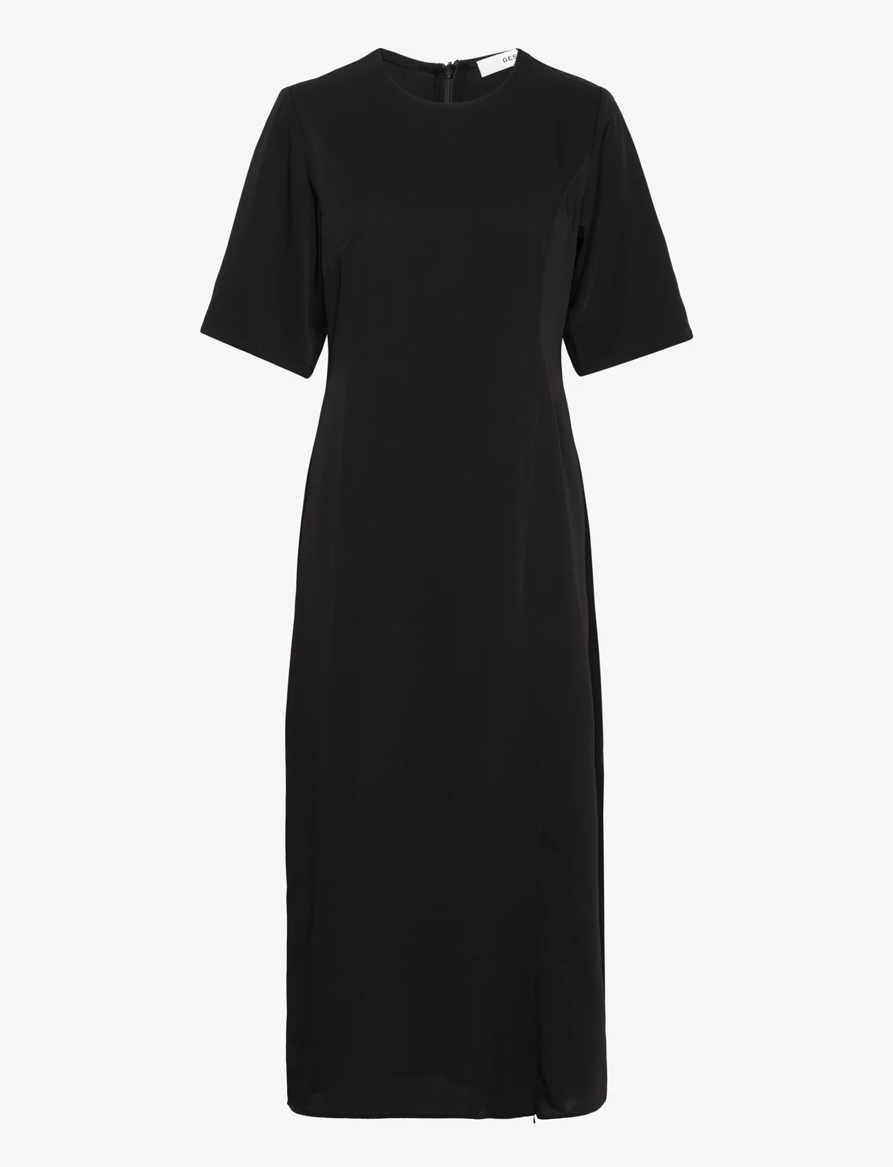 Gestuz - MelbaGZ long dress NOOS - midi kjoler - black - 0
