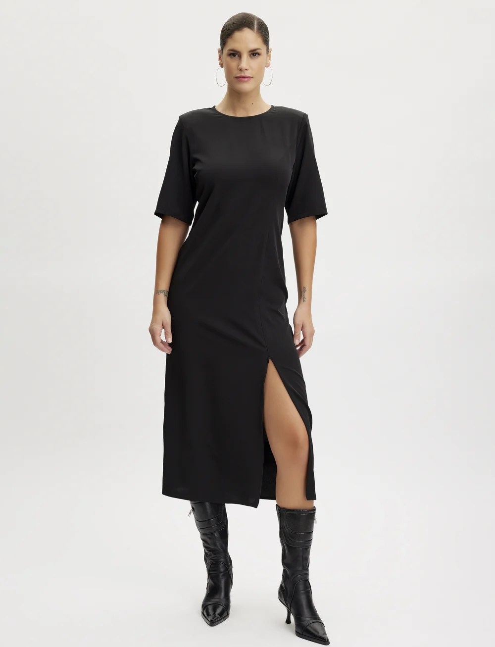Gestuz - MelbaGZ long dress NOOS - midi kjoler - black - 0