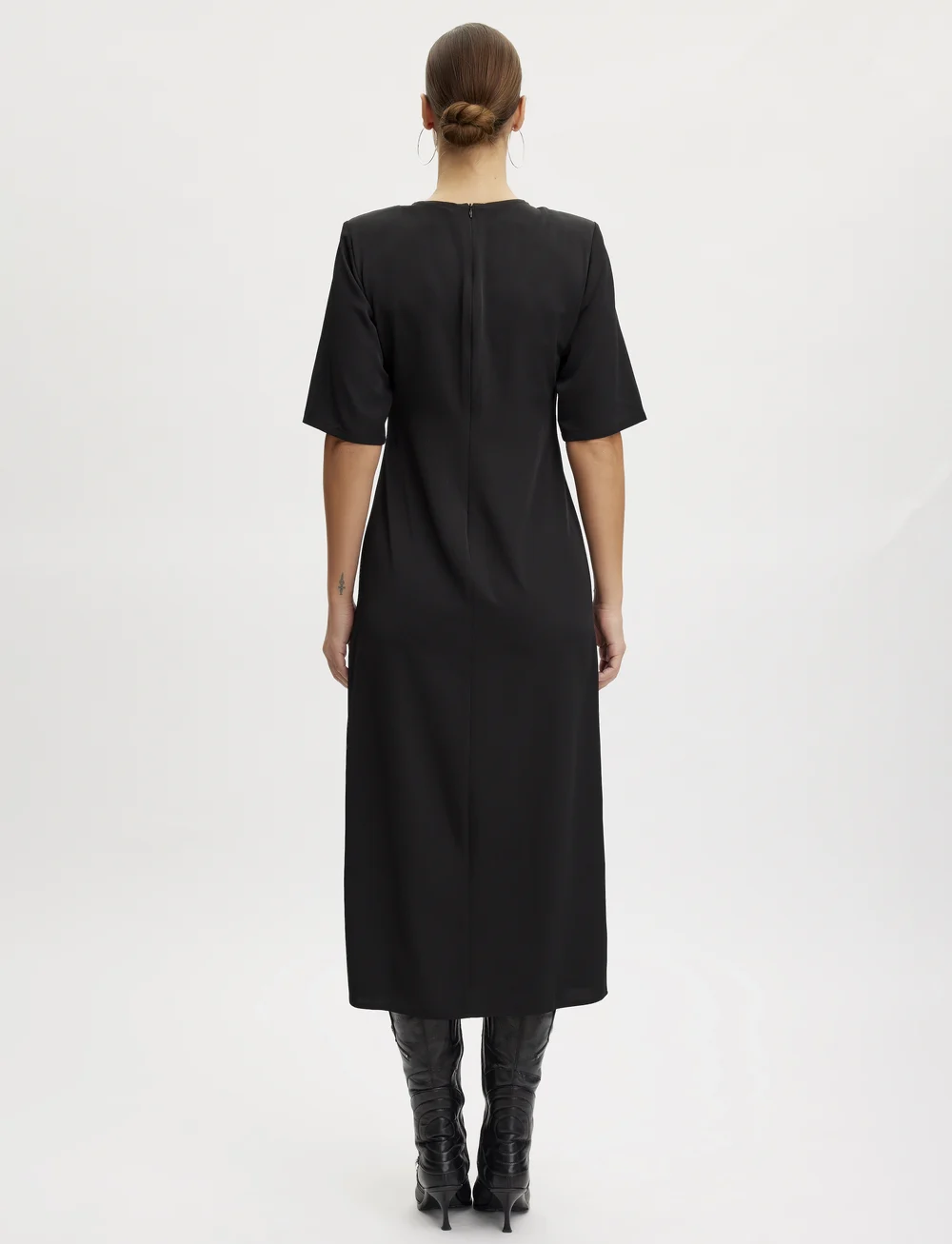 Gestuz - MelbaGZ long dress NOOS - midi kjoler - black - 4