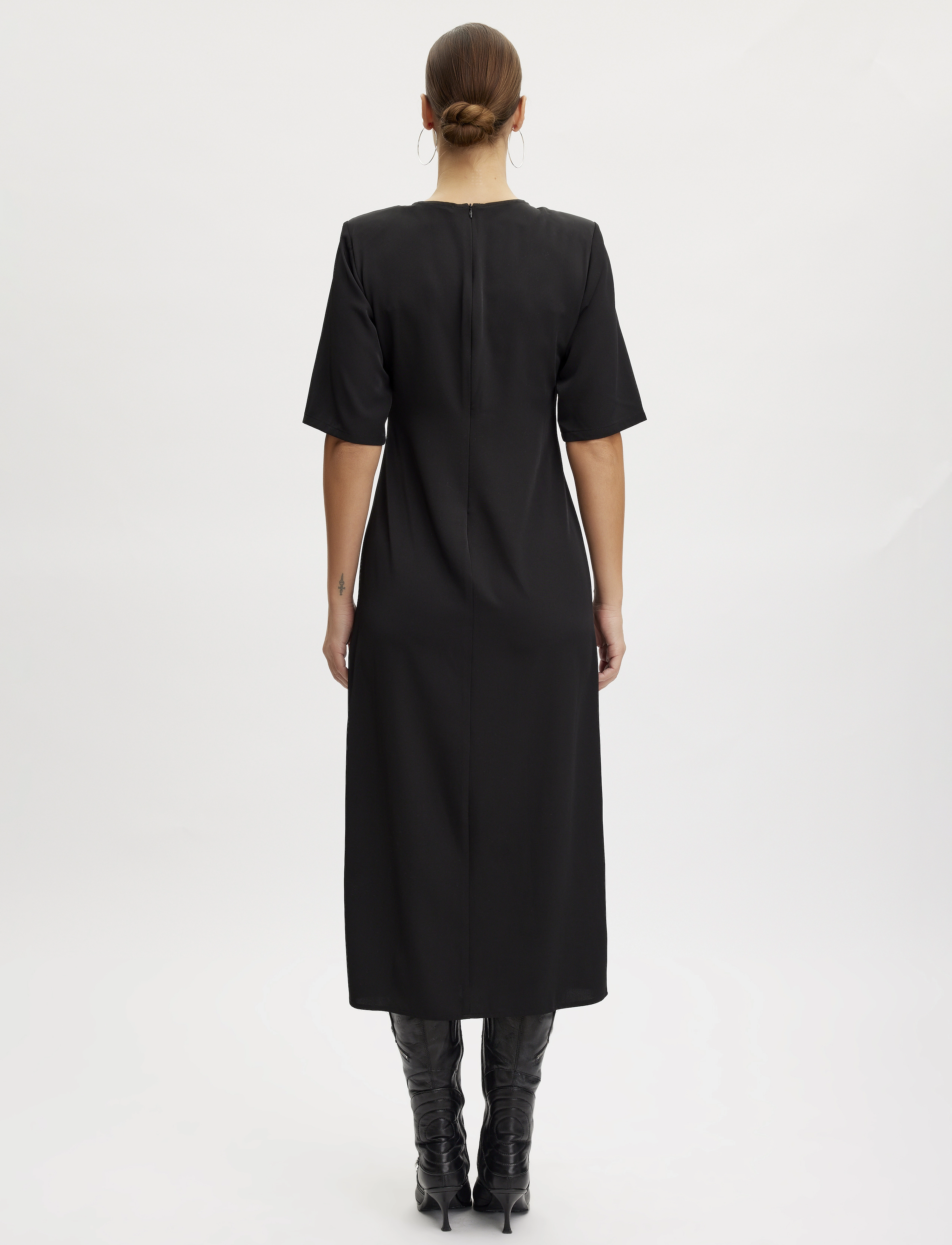 Gestuz - MelbaGZ long dress NOOS - midikleidid - black - 4