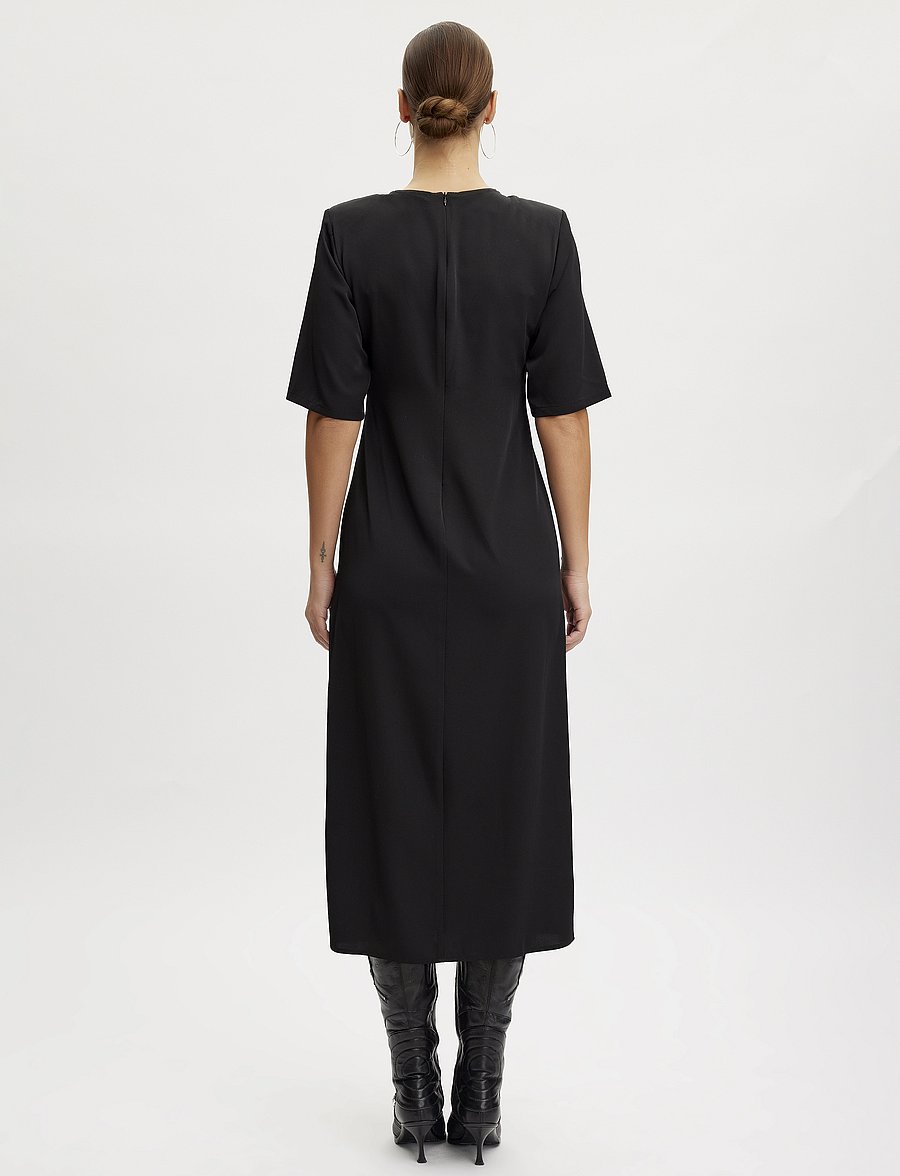 Gestuz - MelbaGZ long dress NOOS - midikleidid - black - 4
