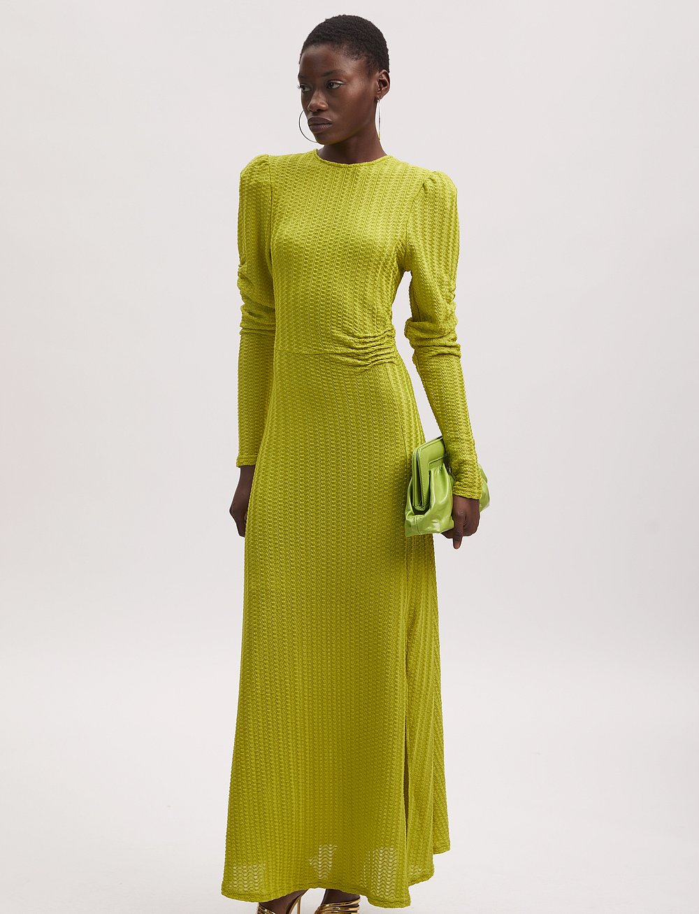 gestuz maxi dress Gestuz Draped-detail Sleeveless Maxi Dress