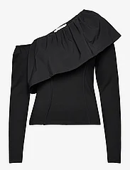 Gestuz - JiliaGZ blouse - langærmede bluser - black - 0
