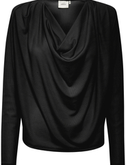 Gestuz - UminaGZ blouse - langermede bluser - black - 2