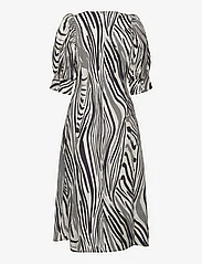 Gestuz - PeonyGZ P long dress - midi kjoler - black/silver birch logo - 1