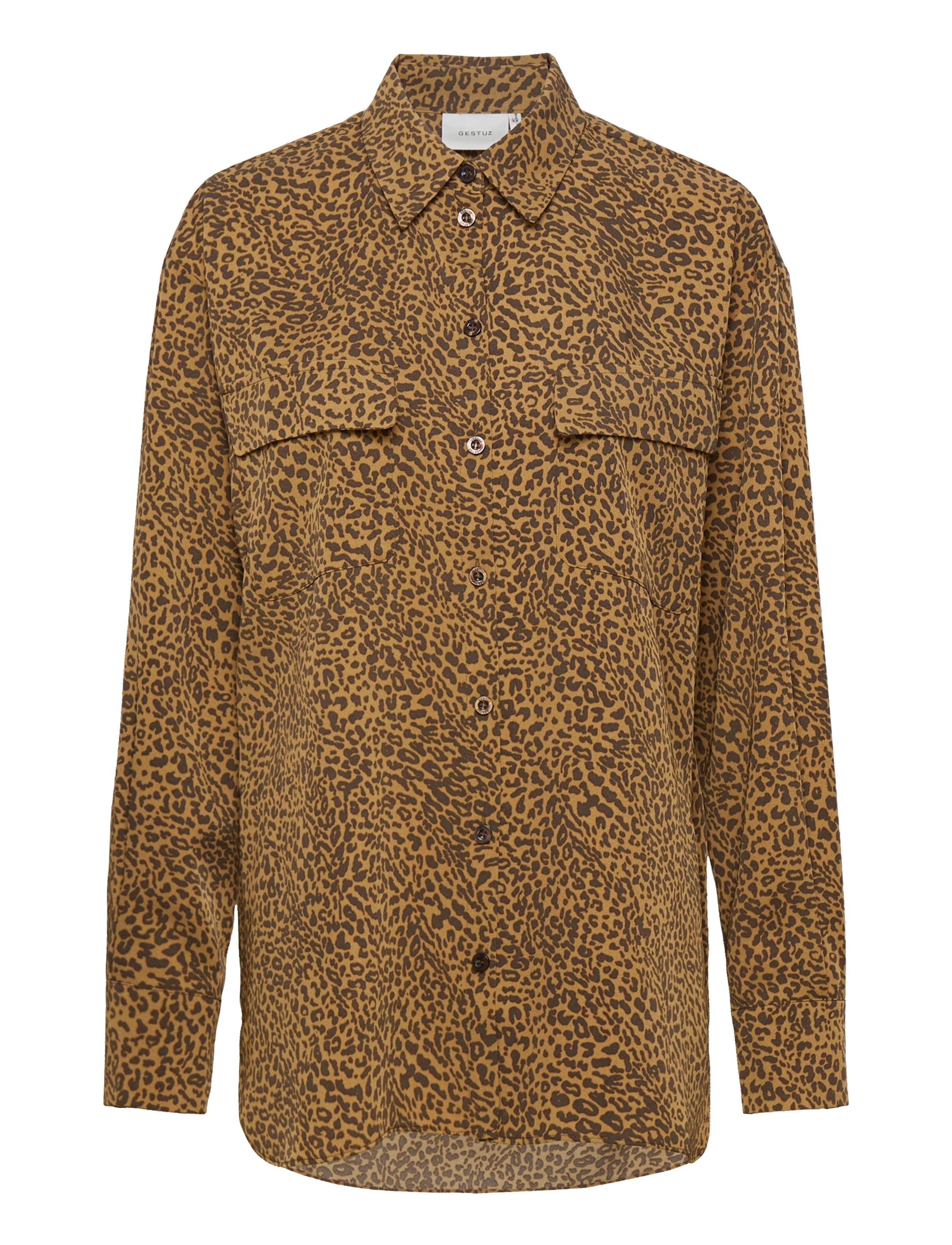 Gestuz - RoamleeGZ P OZ shirt - butternut leo - 1