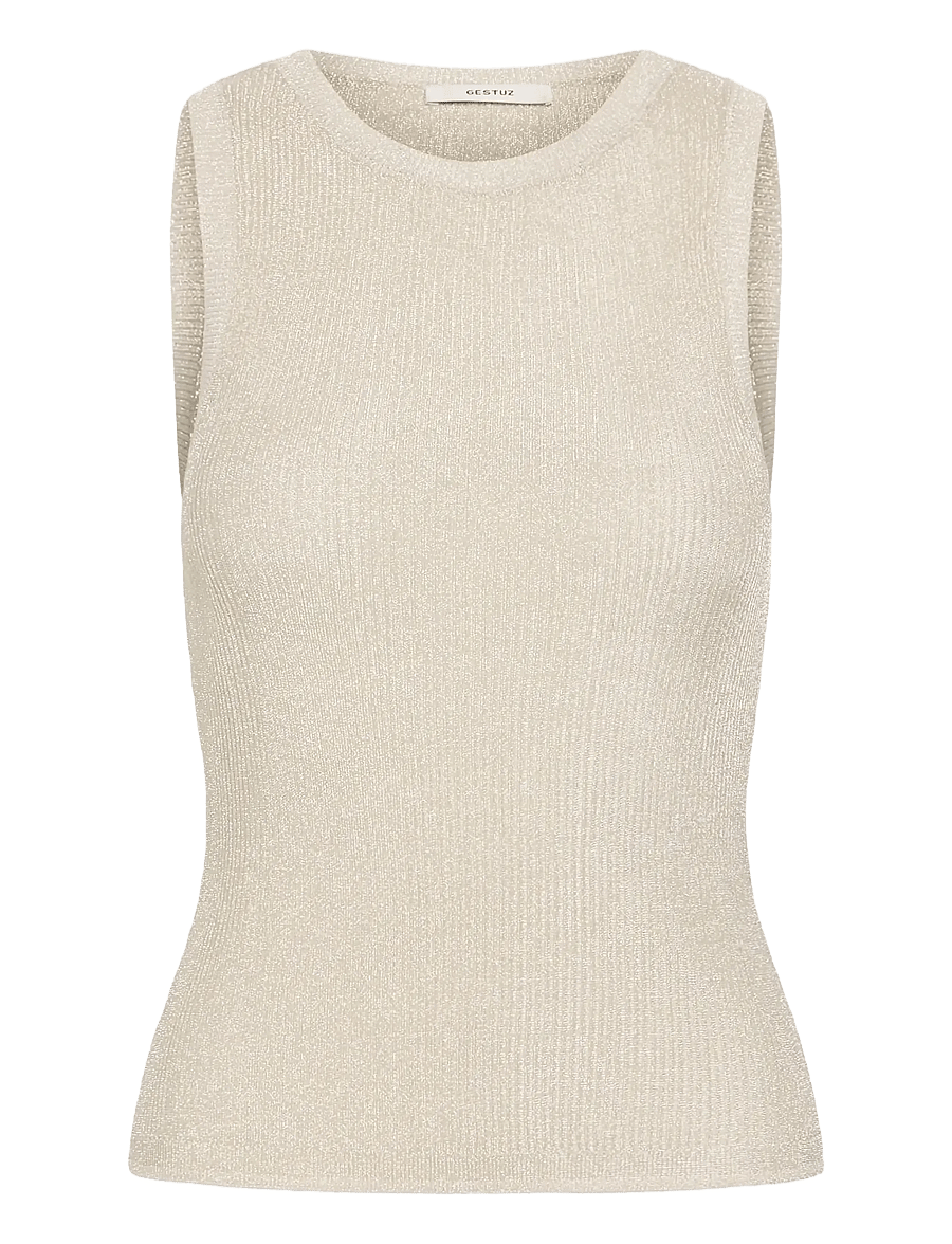 Gestuz - SilviGZ top - tanktops - champagne silver - 1