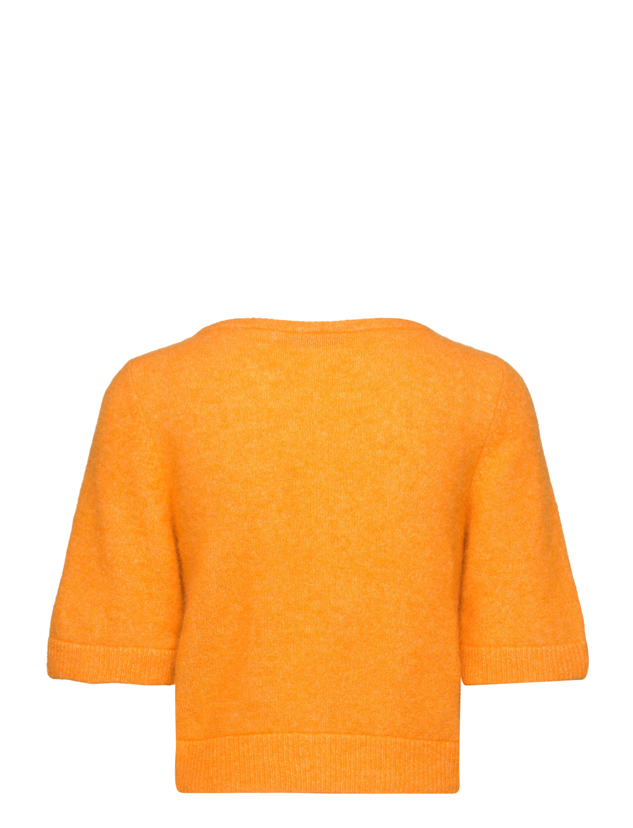 Gestuz - AlphaGZ U-cardigan - flame orange melange - 2