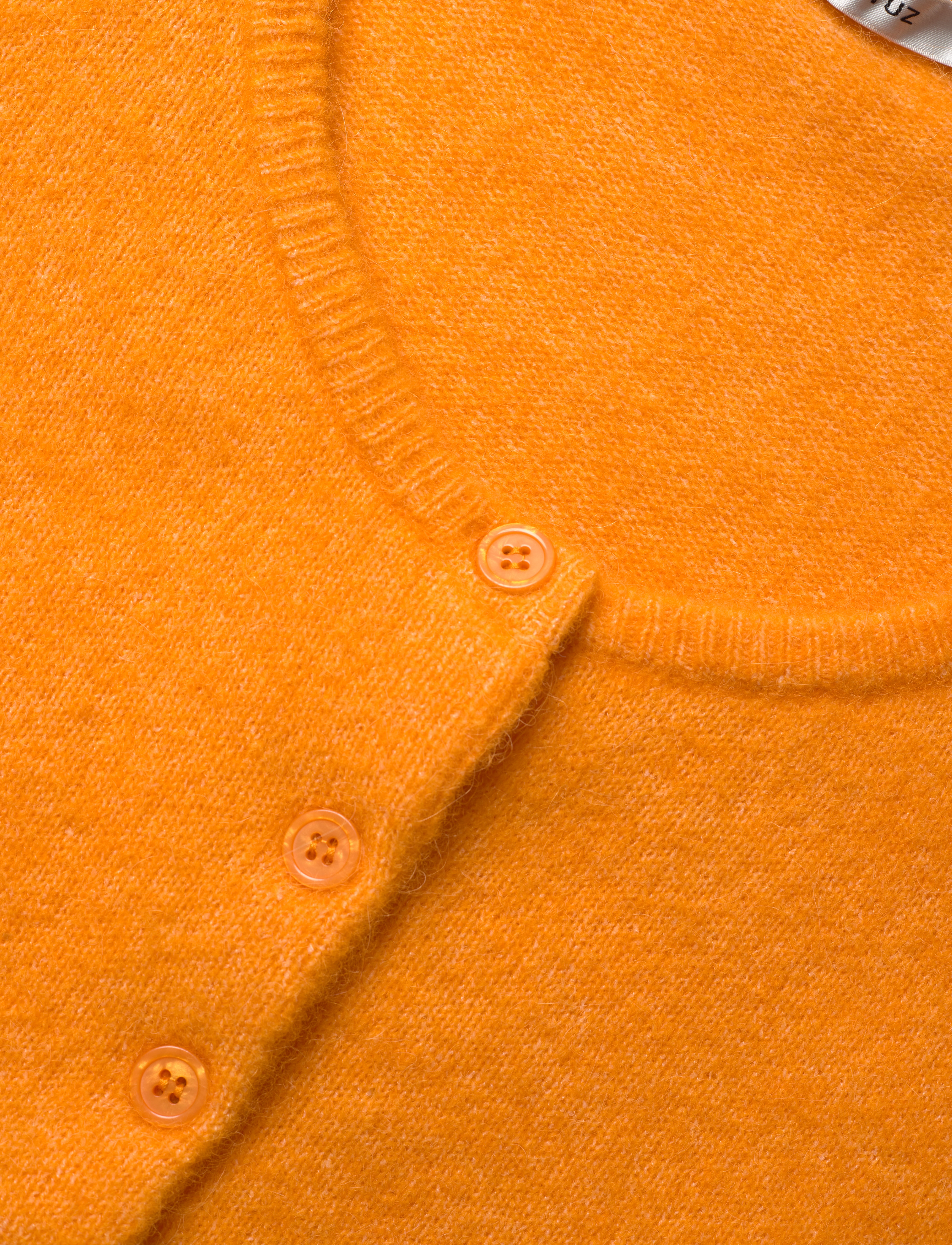 Gestuz - AlphaGZ U-cardigan - flame orange melange - 5