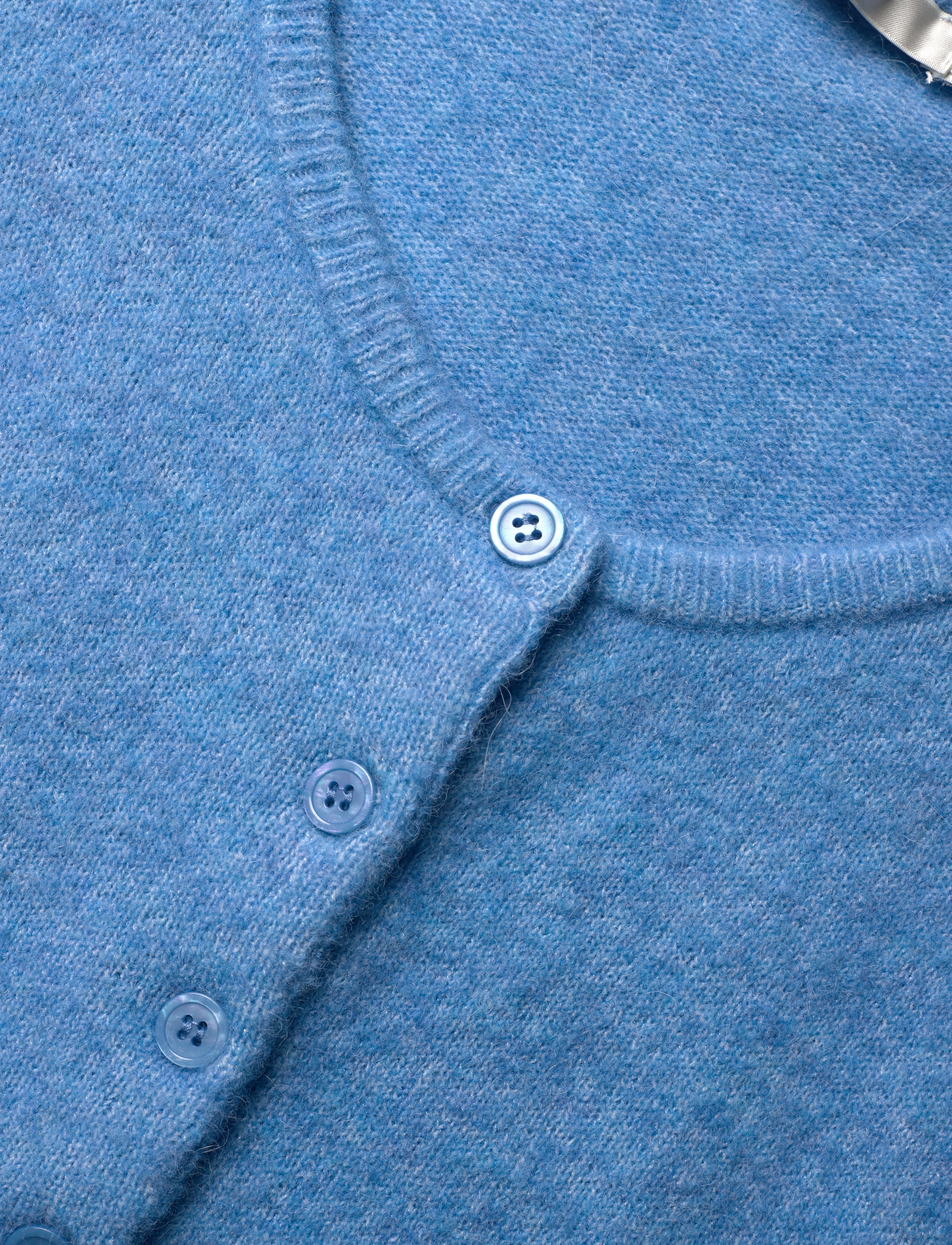 Gestuz - AlphaGZ U-cardigan - malibu blue melange - 5