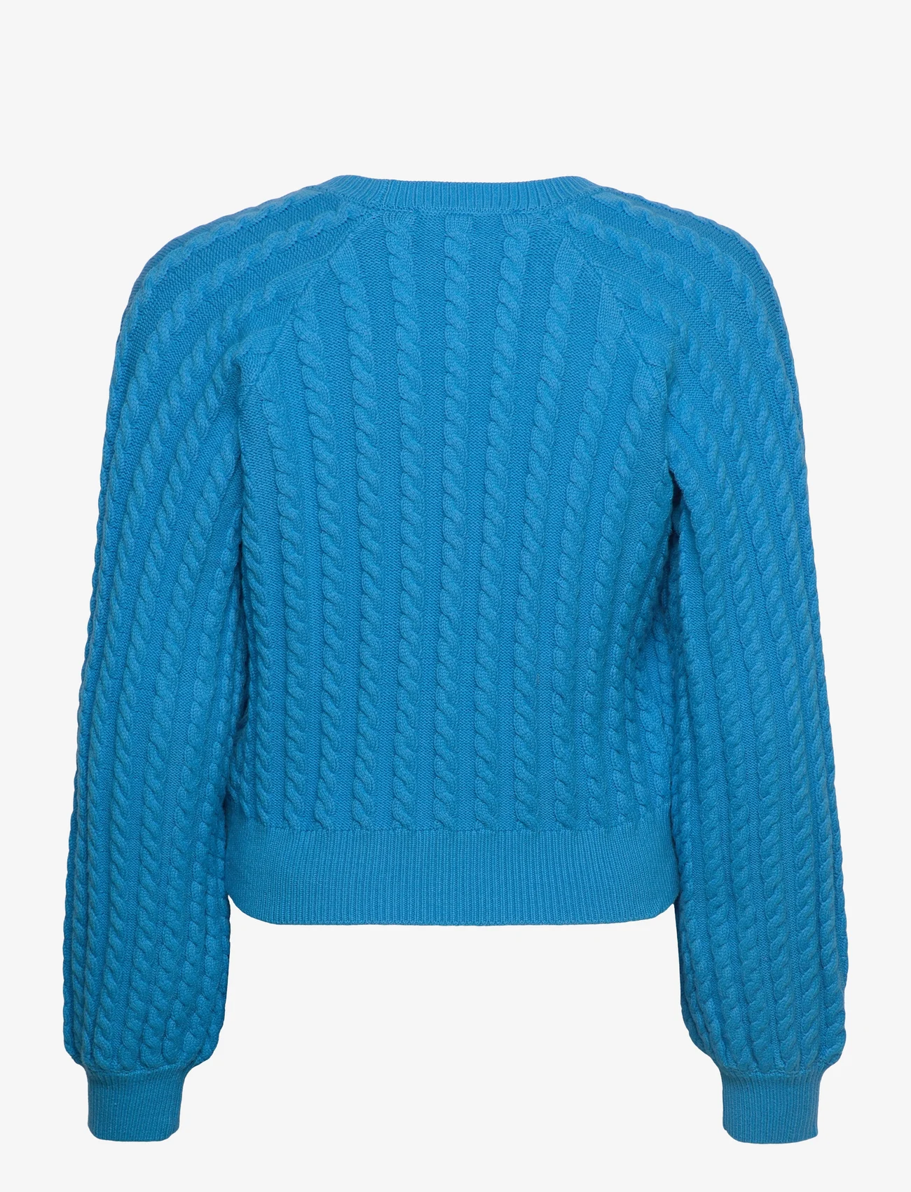 Gestuz - LexiGZ V-cardigan - susegamieji megztiniai - malibu blue - 1