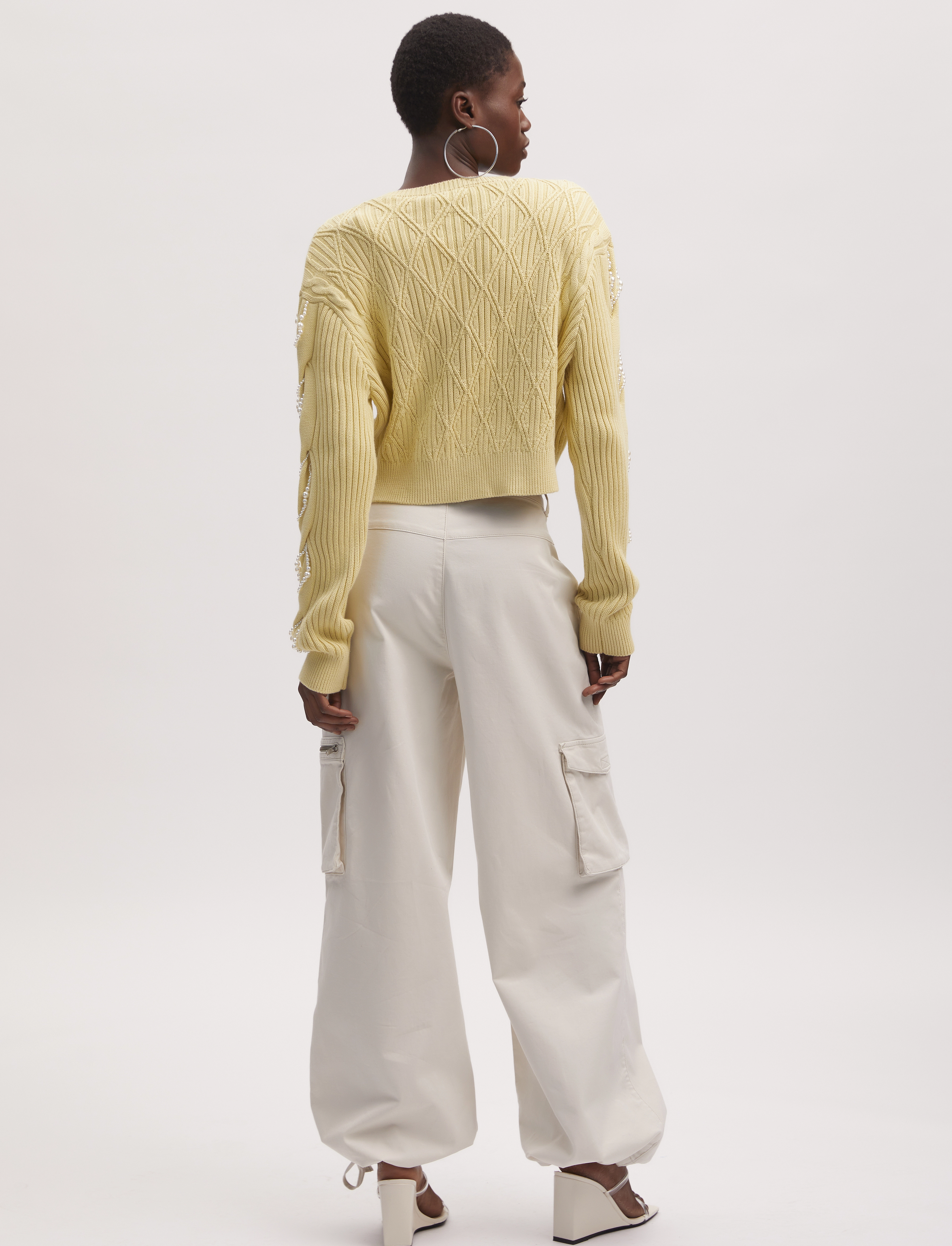 Gestuz - PearlyGZ cardigan - hay - 3