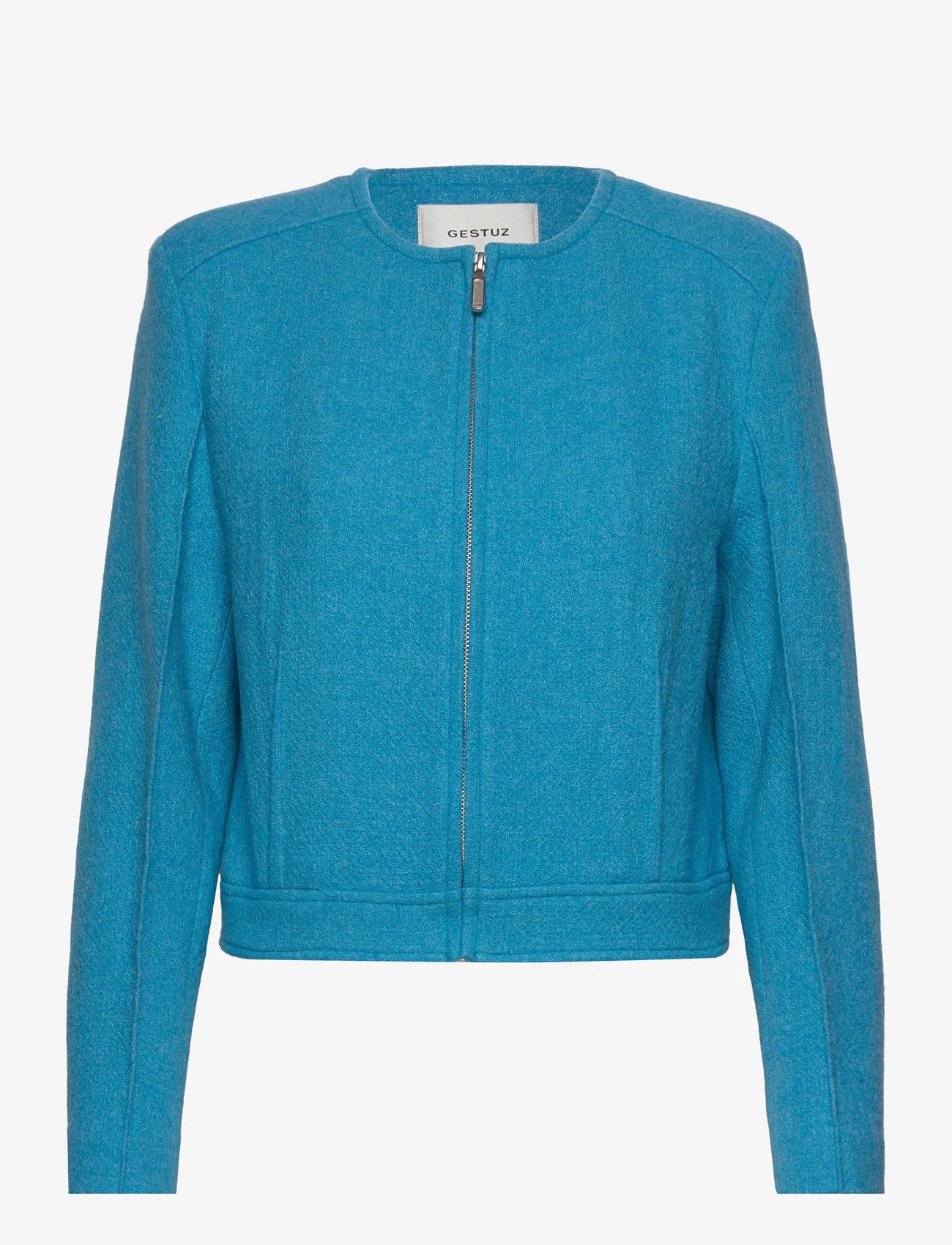 Gestuz - RebaGZ jacket - vakarėlių drabužiai išparduotuvių kainomis - malibu blue melange - 0