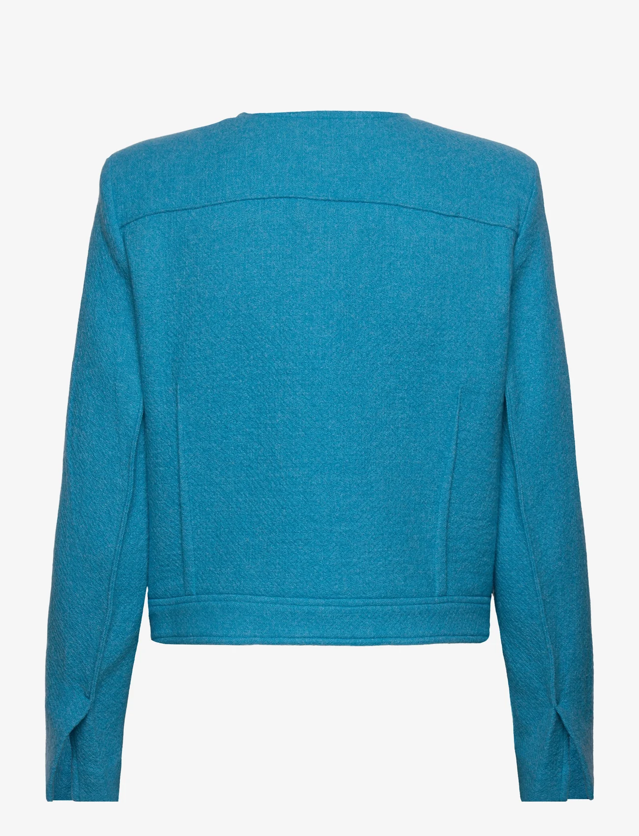 Gestuz - RebaGZ jacket - feestelijke kleding voor outlet-prijzen - malibu blue melange - 1