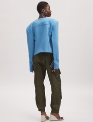 Gestuz - RebaGZ jacket - feestelijke kleding voor outlet-prijzen - malibu blue melange - 3