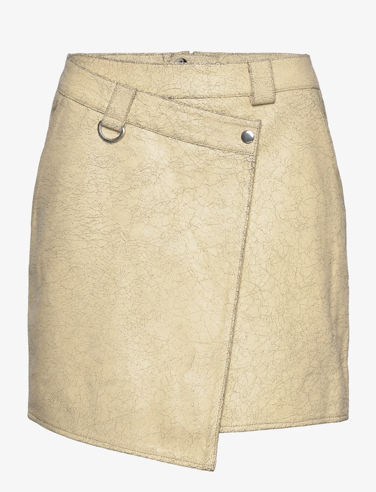 Gestuz - ConstanceGZ HW mini skirt - festtøj til outletpriser - crackled vintage white - 0