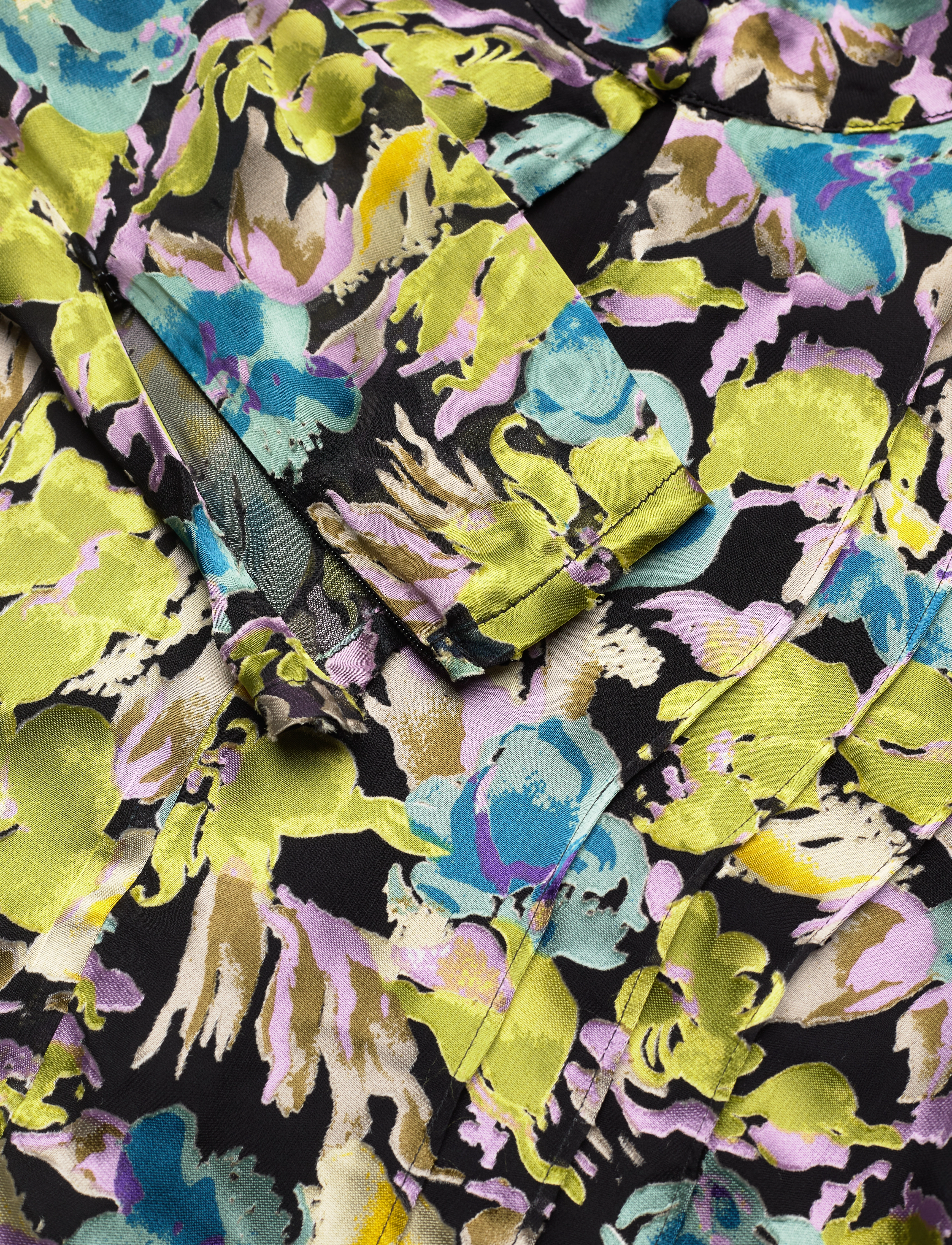 Gestuz - FloriaGZ blouse - langärmlige blusen - blue green multi floral - 5