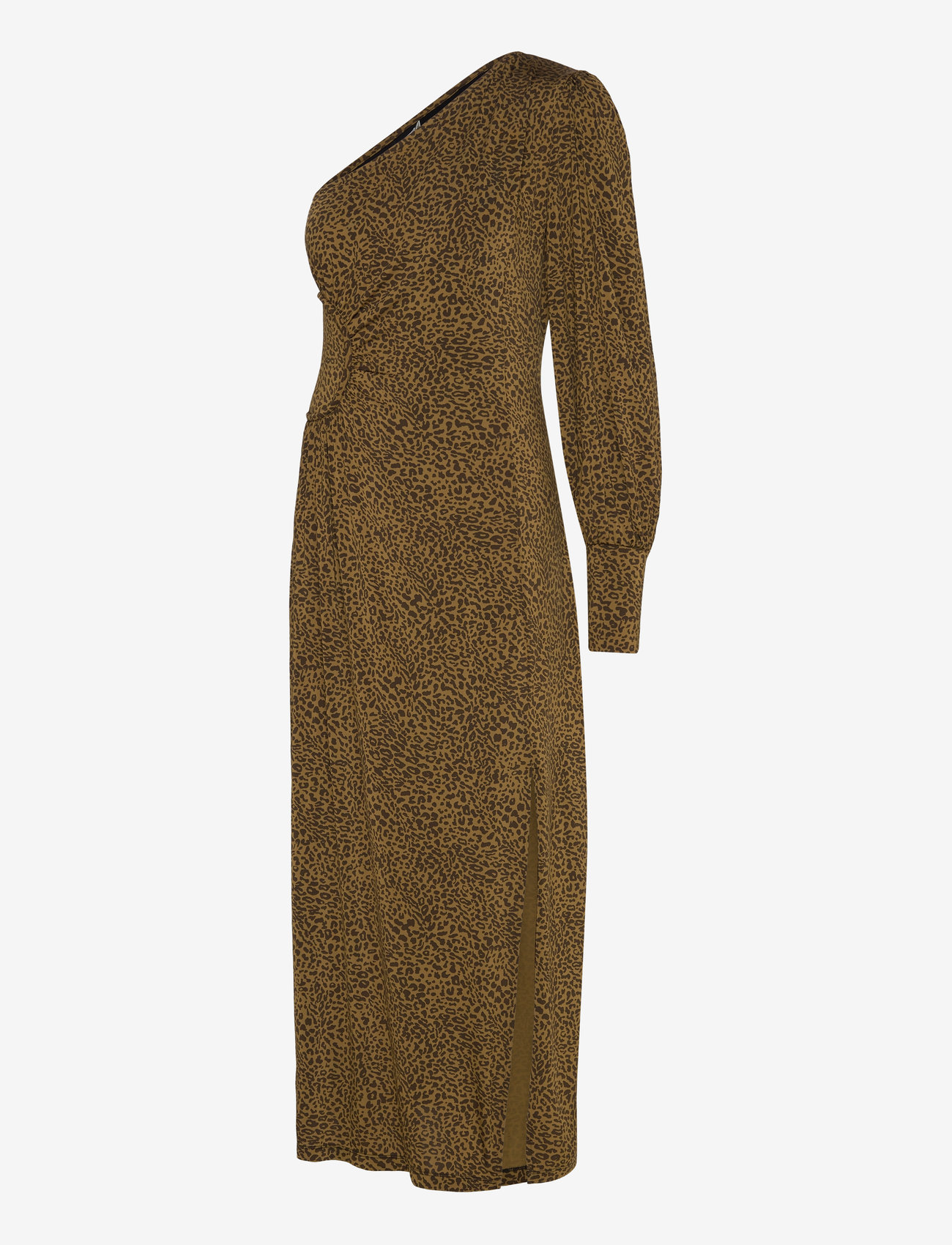 Gestuz - OdaGZ p one shoulder dress - festkjoler - butternut leo - 2