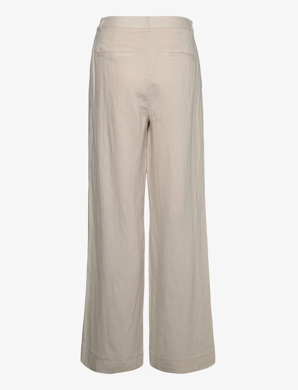 Gestuz - PaulaGZ linen MW wide pants NOOS - hörbuxur - ancient scroll - 2
