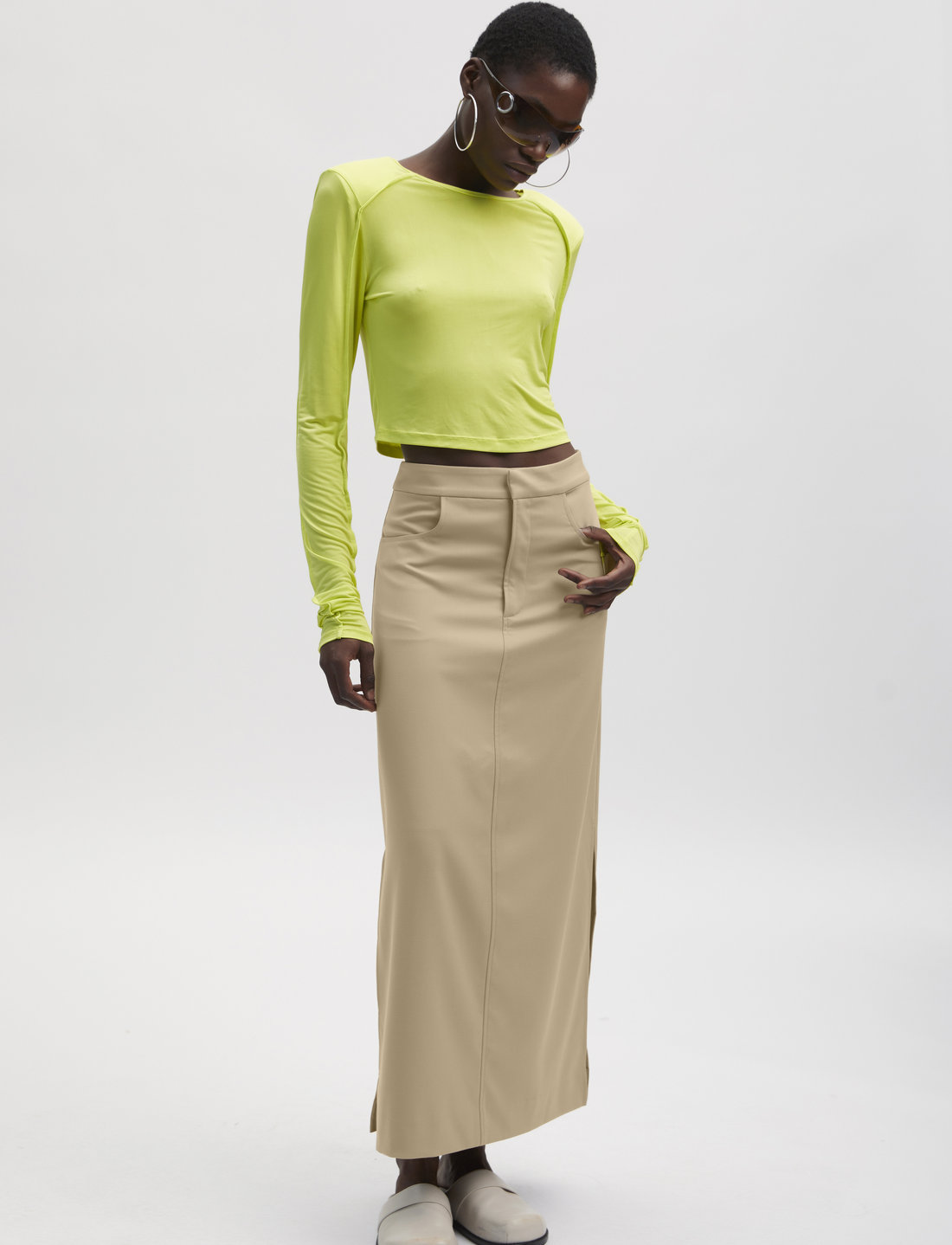 0 clearance maxi skirt