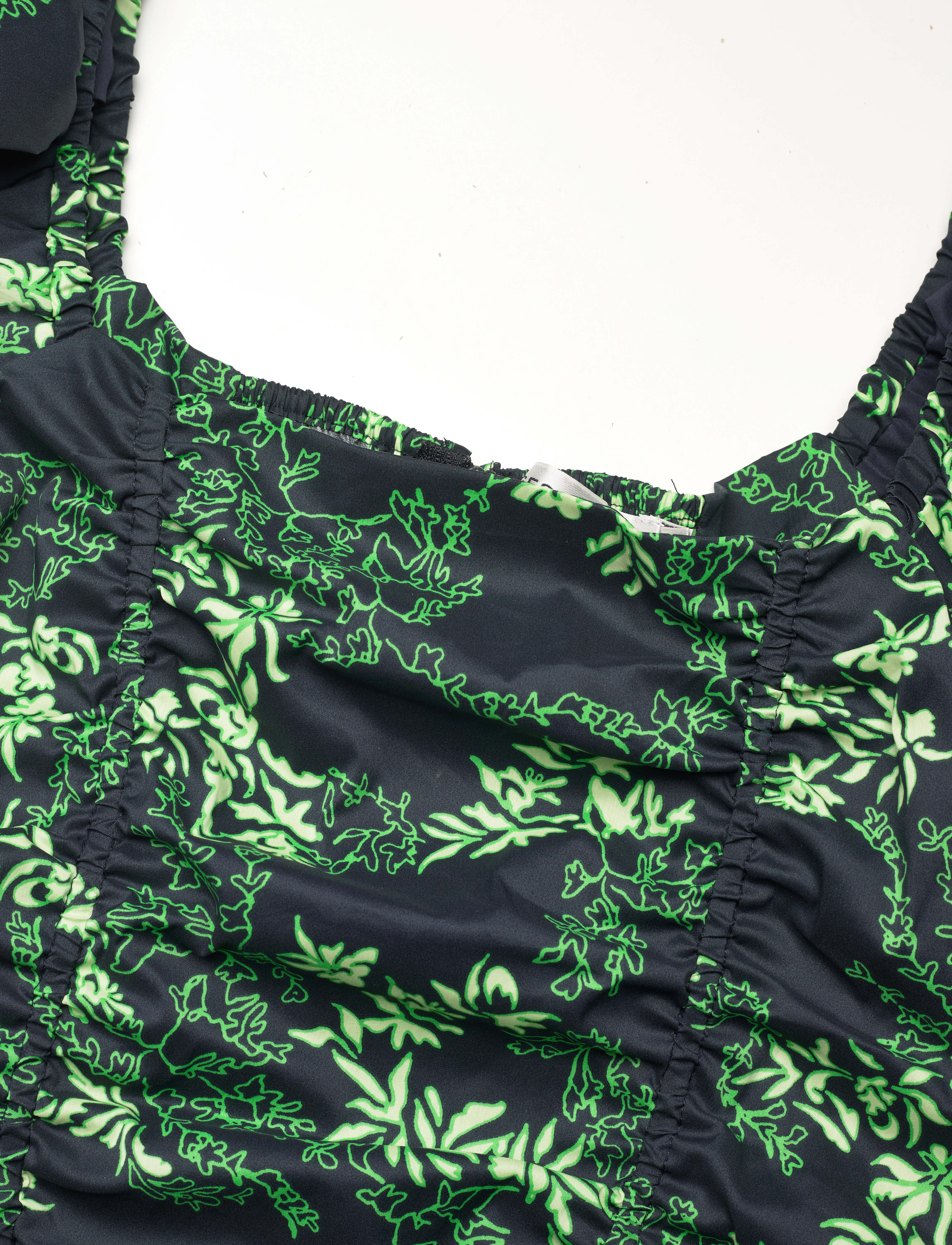 Gestuz - OmaiaGZ P off shoulder top - green flower - 5