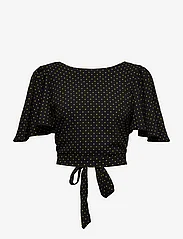Gestuz - KatiaGZ P short blouse - crop tops - split pea dot - 0