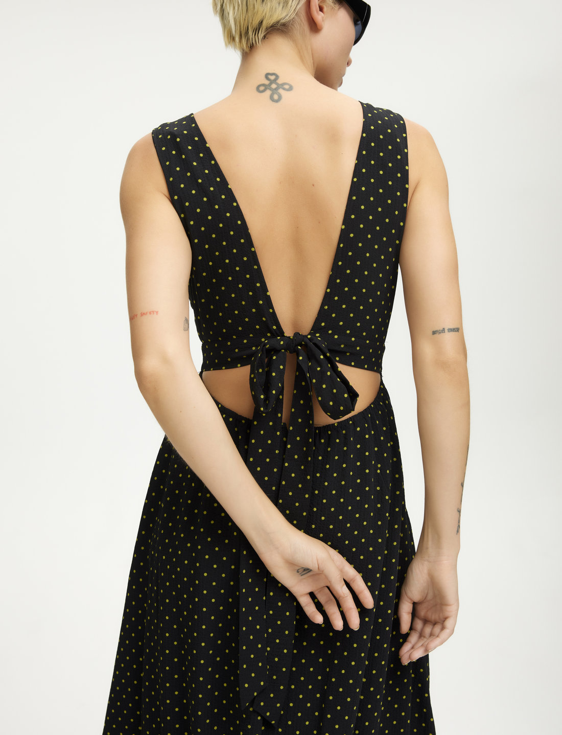 Gestuz polka top dot dress