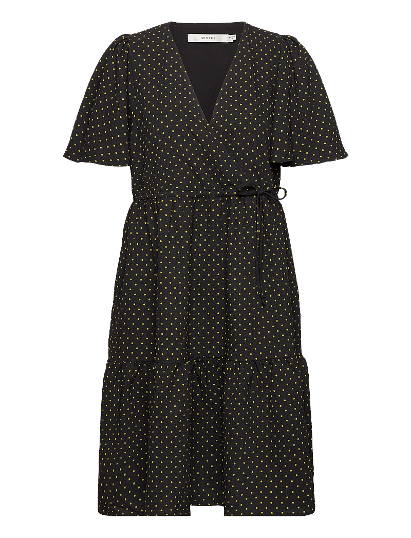 Gestuz - KatiaGZ P dress - slå-om-kjoler - split pea dot - 1