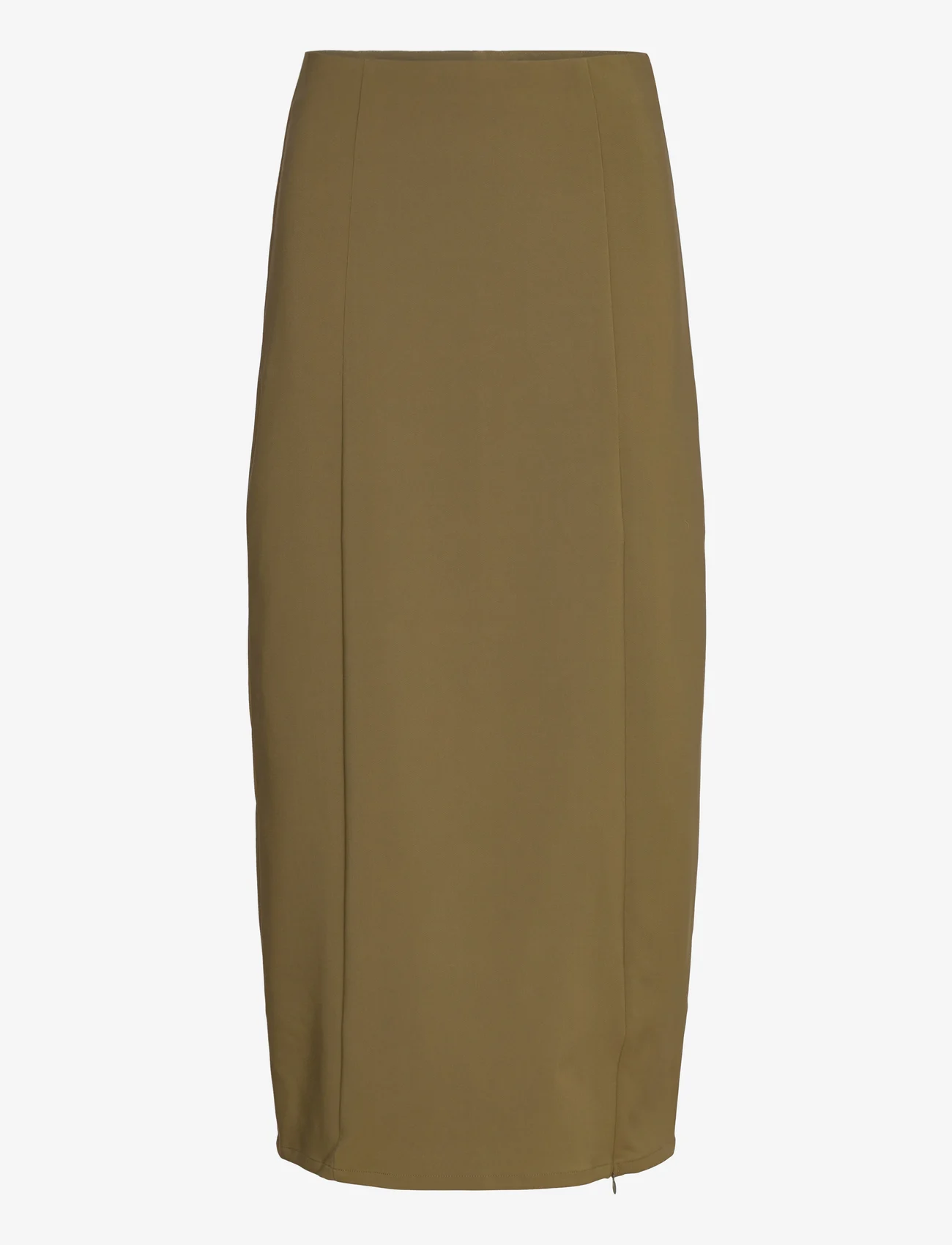 Gestuz - JoelleGZ HW long skirt - midi kjolar - dark olive - 0