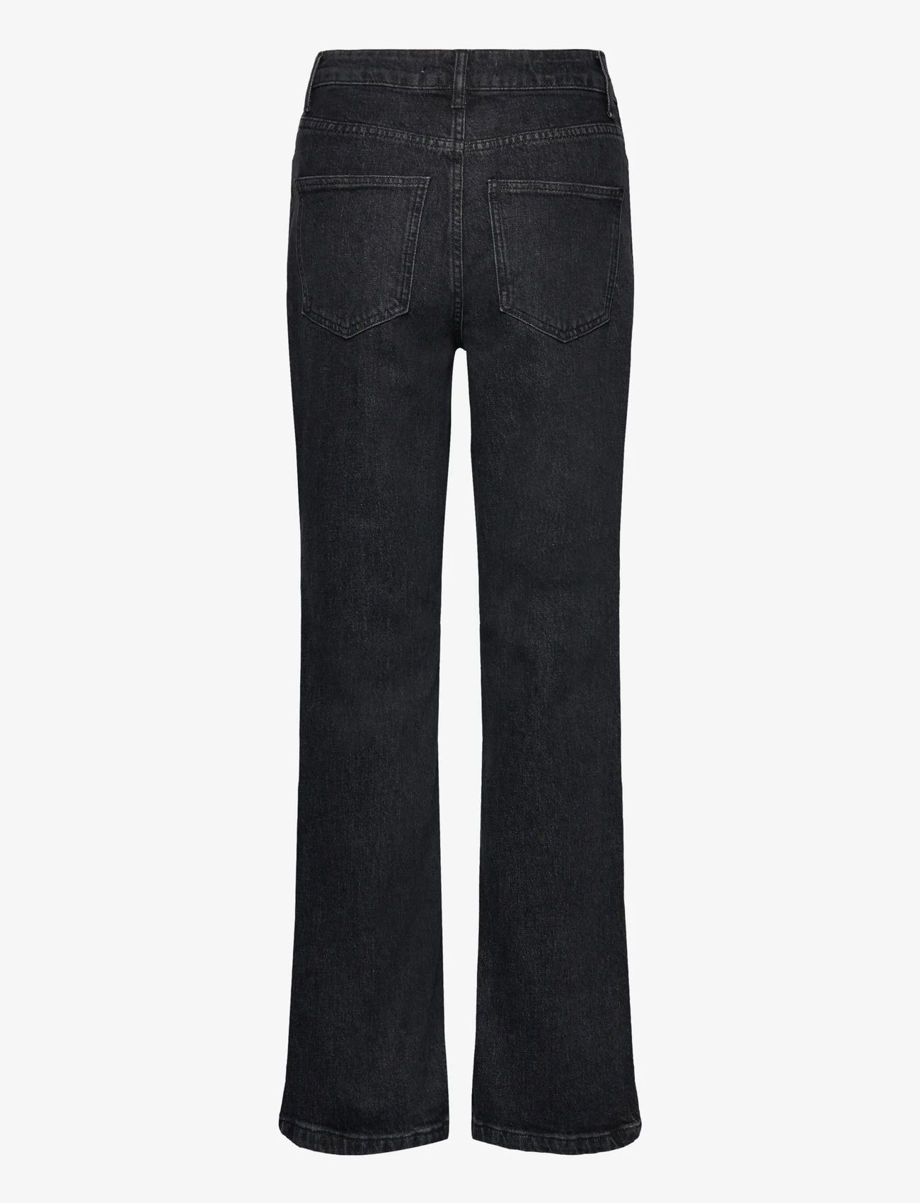 Gestuz - LucieGZ HW straight jeans NOOS - tiesaus kirpimo džinsai - dark grey washed - 1
