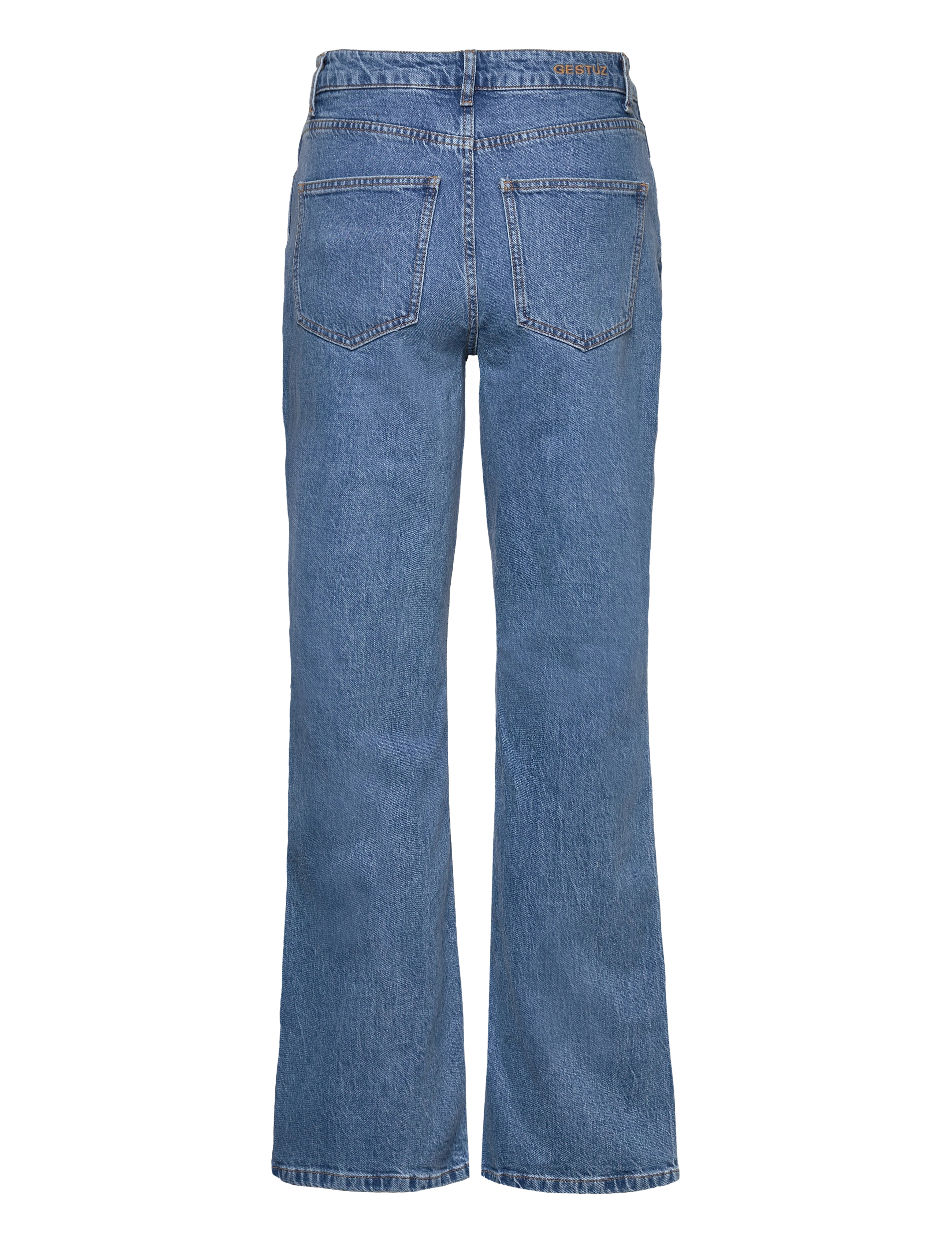 Gestuz - LucieGZ HW straight jeans - raka jeans - mid dark blue washed - 2