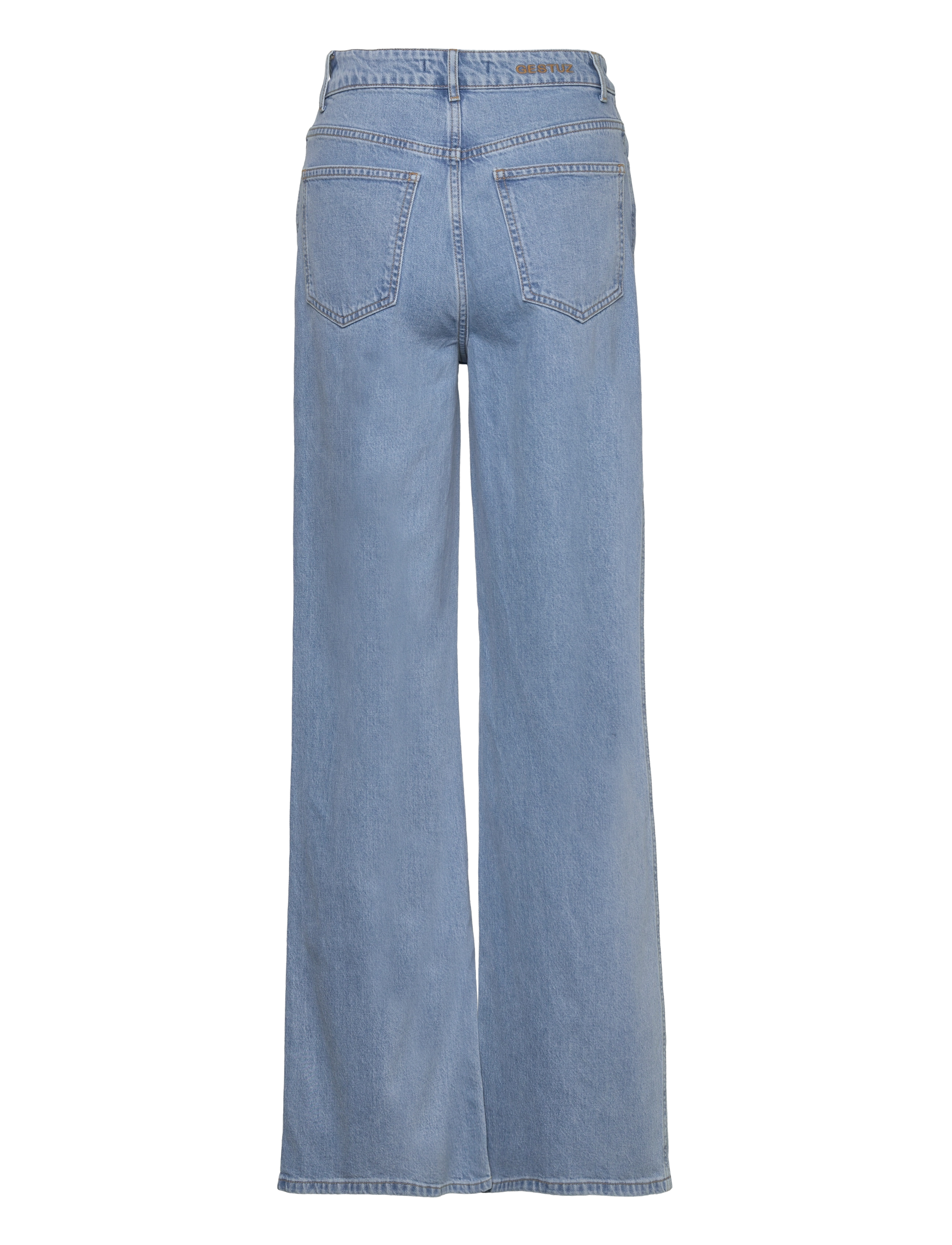 Gestuz - AuraGZ HW wide jeans NOOS - hosen mit weitem bein - mid blue washed - 2