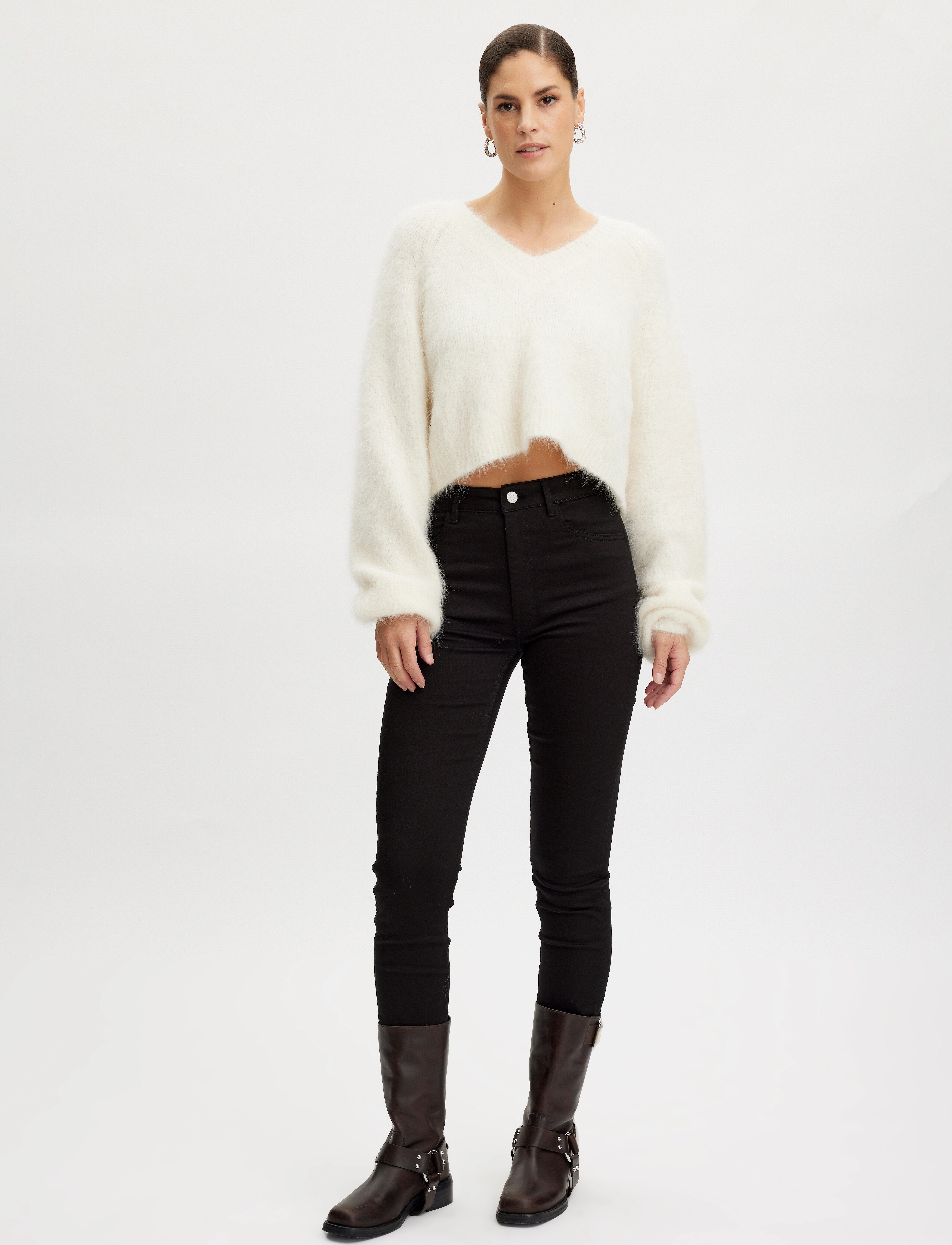 Gestuz - LeslyGZ HW skinny jeans NOOS - skinny jeans - black - 3