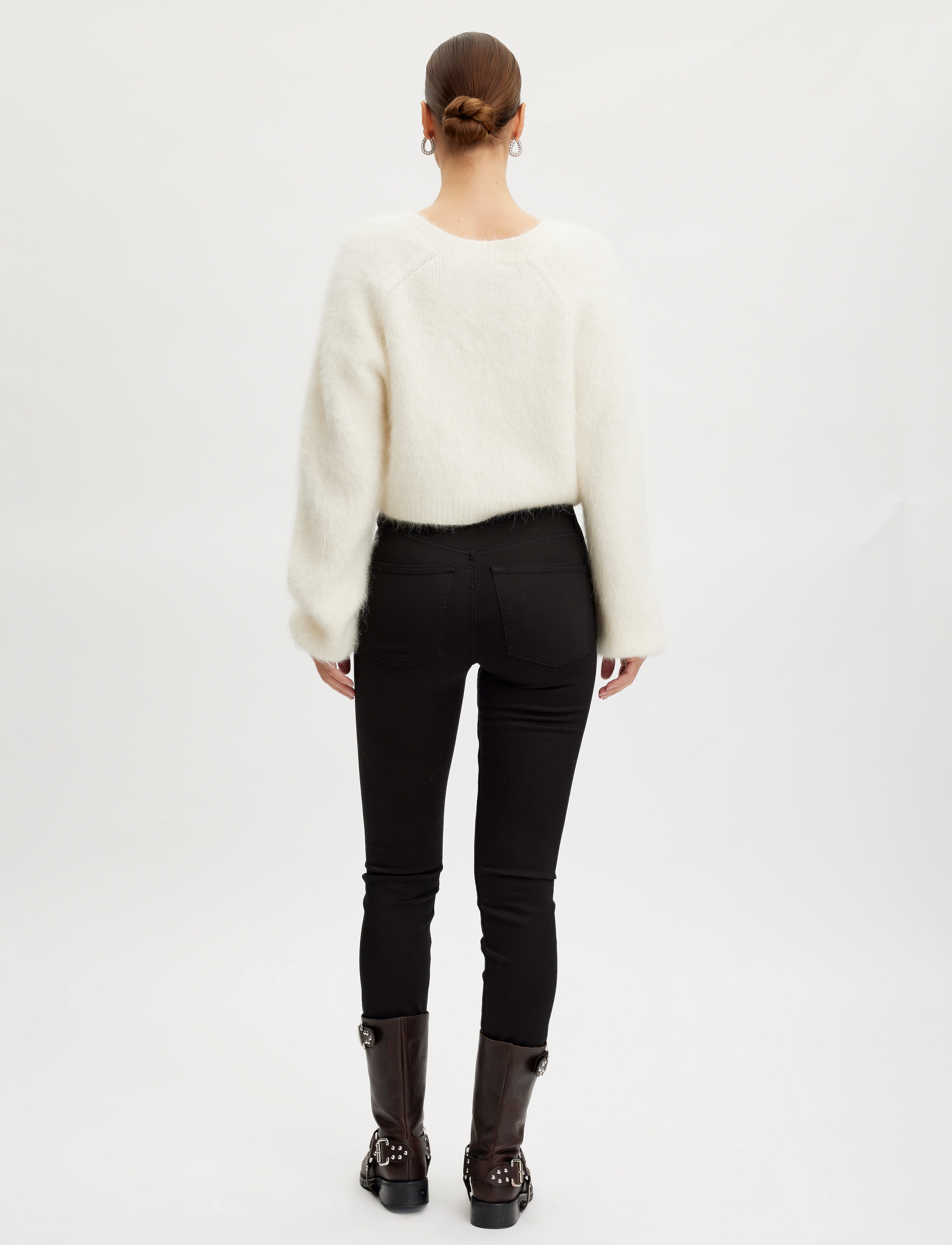 Gestuz - LeslyGZ HW skinny jeans NOOS - skinny jeans - black - 4