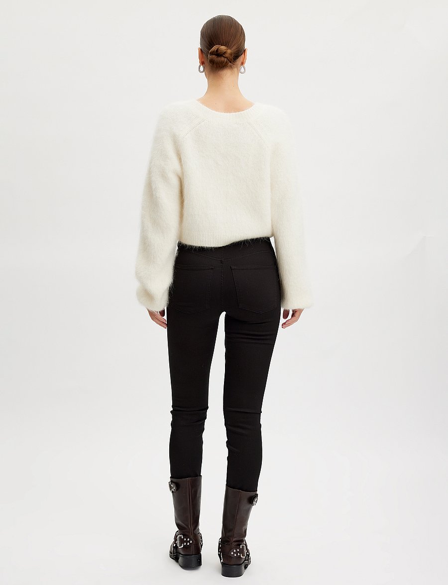 Gestuz - LeslyGZ HW skinny jeans NOOS - skinny jeans - black - 4