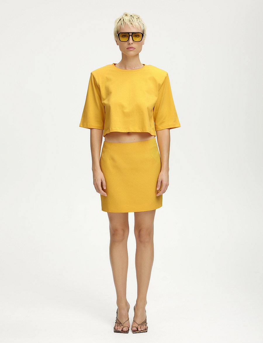 Gestuz - DaniGZ MW mini skirt - kumquat - 0
