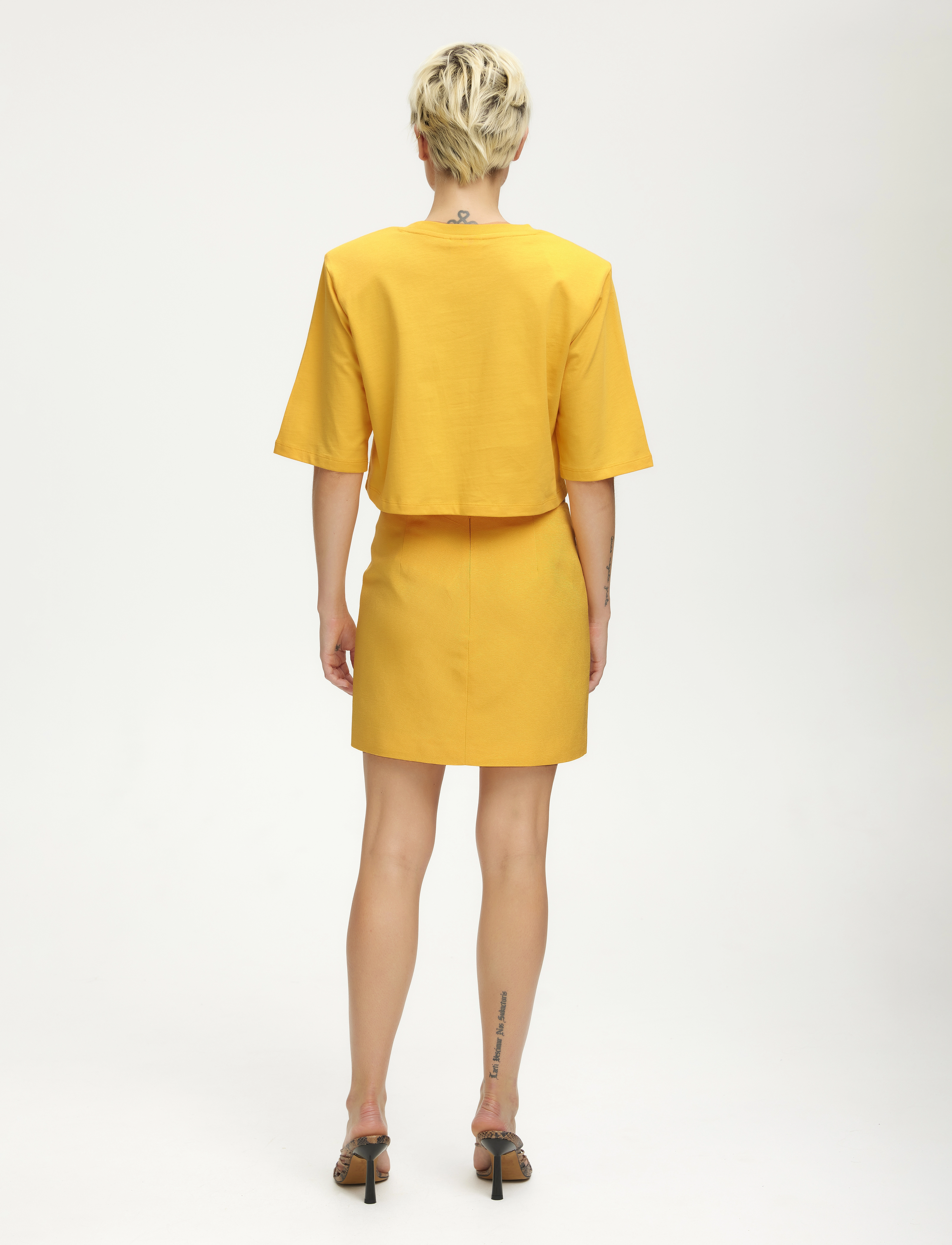 Gestuz - DaniGZ MW mini skirt - korte rokken - kumquat - 3