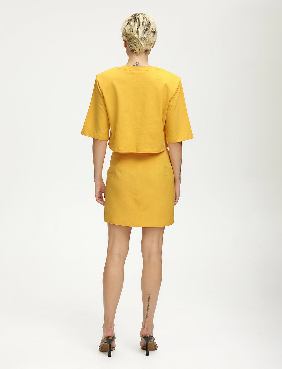 Gestuz - DaniGZ MW mini skirt - kumquat - 3