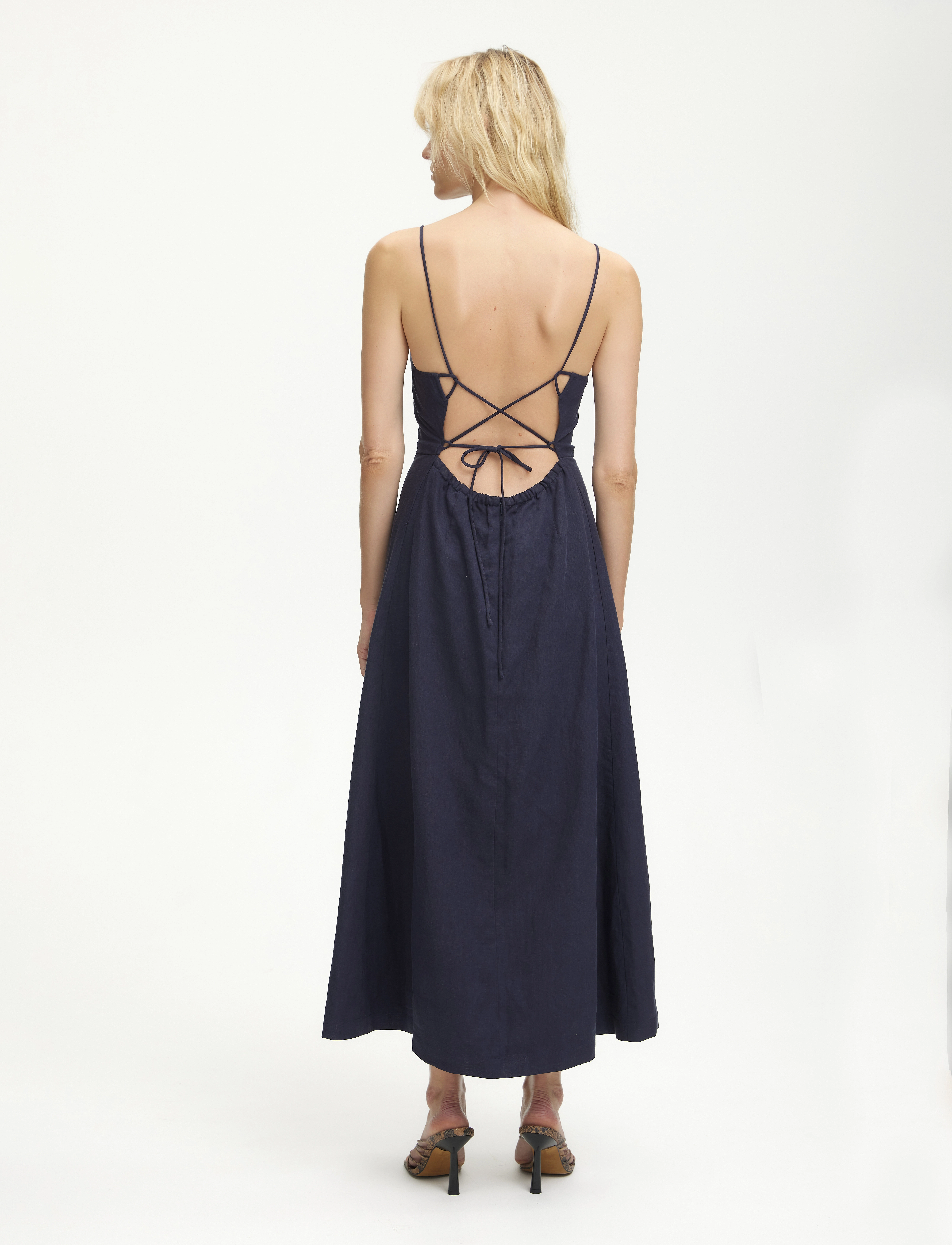 Gestuz - MalouGZ linen long dress - seaborne - 3