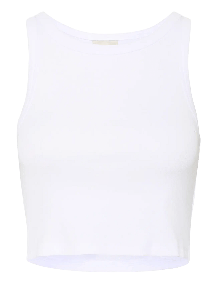 Gestuz - DrewGZ cropped top - crop tops - bright white - 1