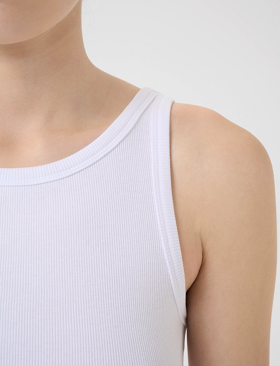 Gestuz - DrewGZ cropped top - crop tops - bright white - 5