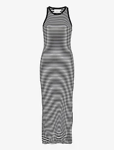 DrewGZ striped sl long dress, Gestuz