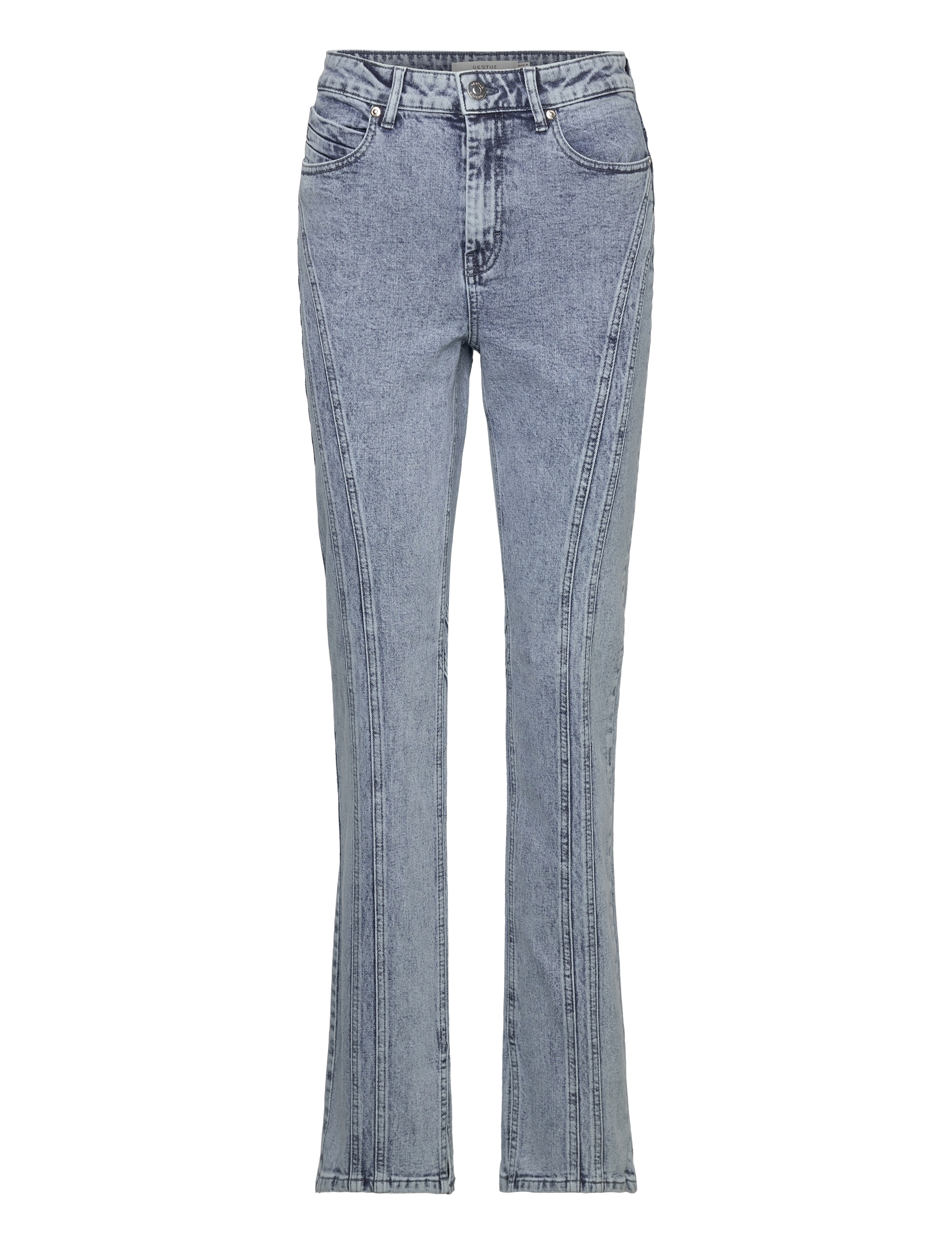 Gestuz JaniceGZ LW straight jeans - Gestuz - WASHED MID BLUE / blue