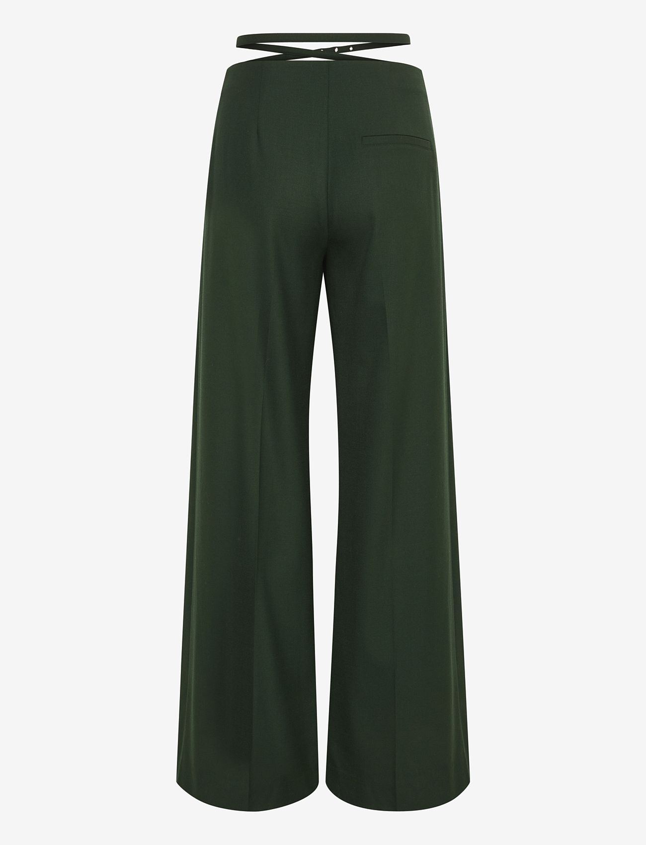 Gestuz - FenayaGZ HW pants - dalykinio stiliaus kelnės - twocolor green - 1