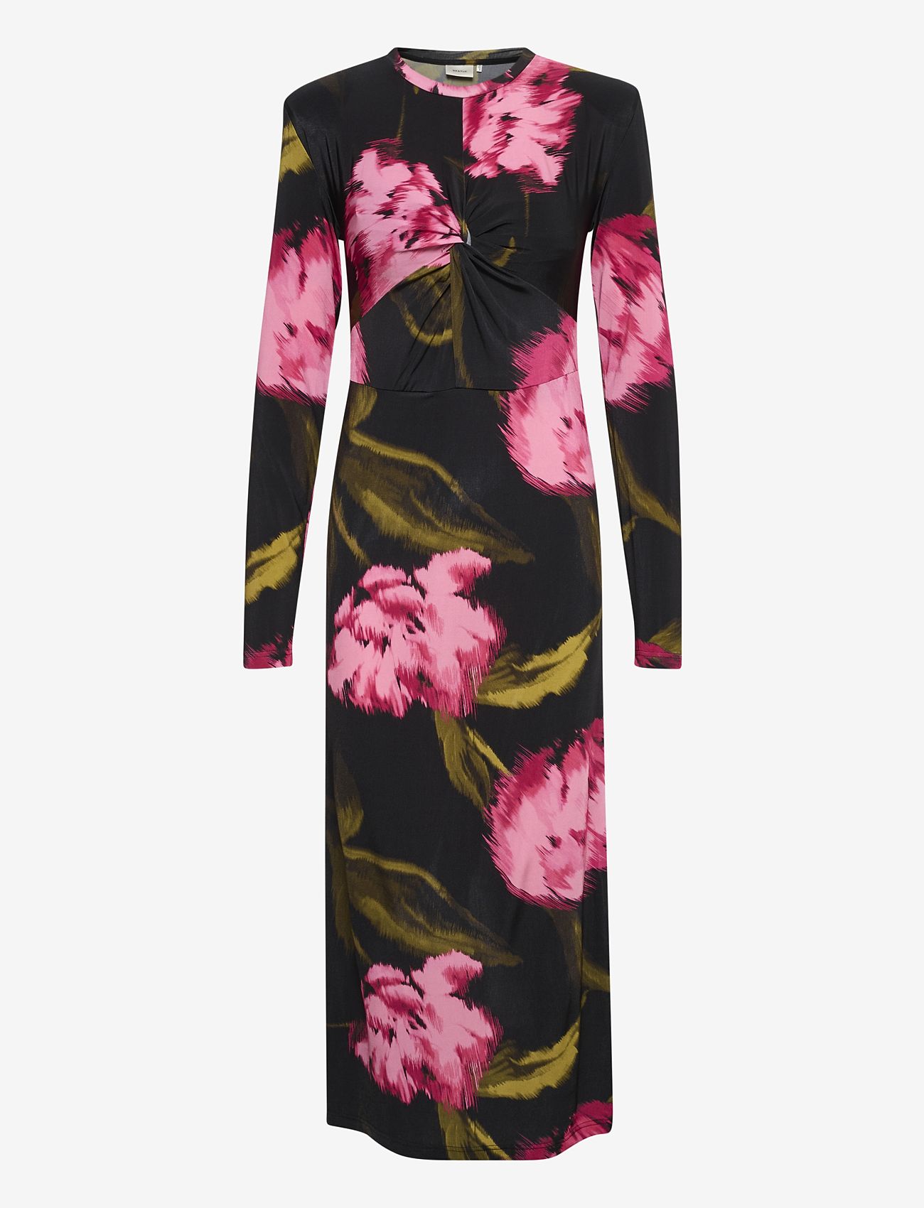 Gestuz - AlineGZ long dress - pink flower - 1