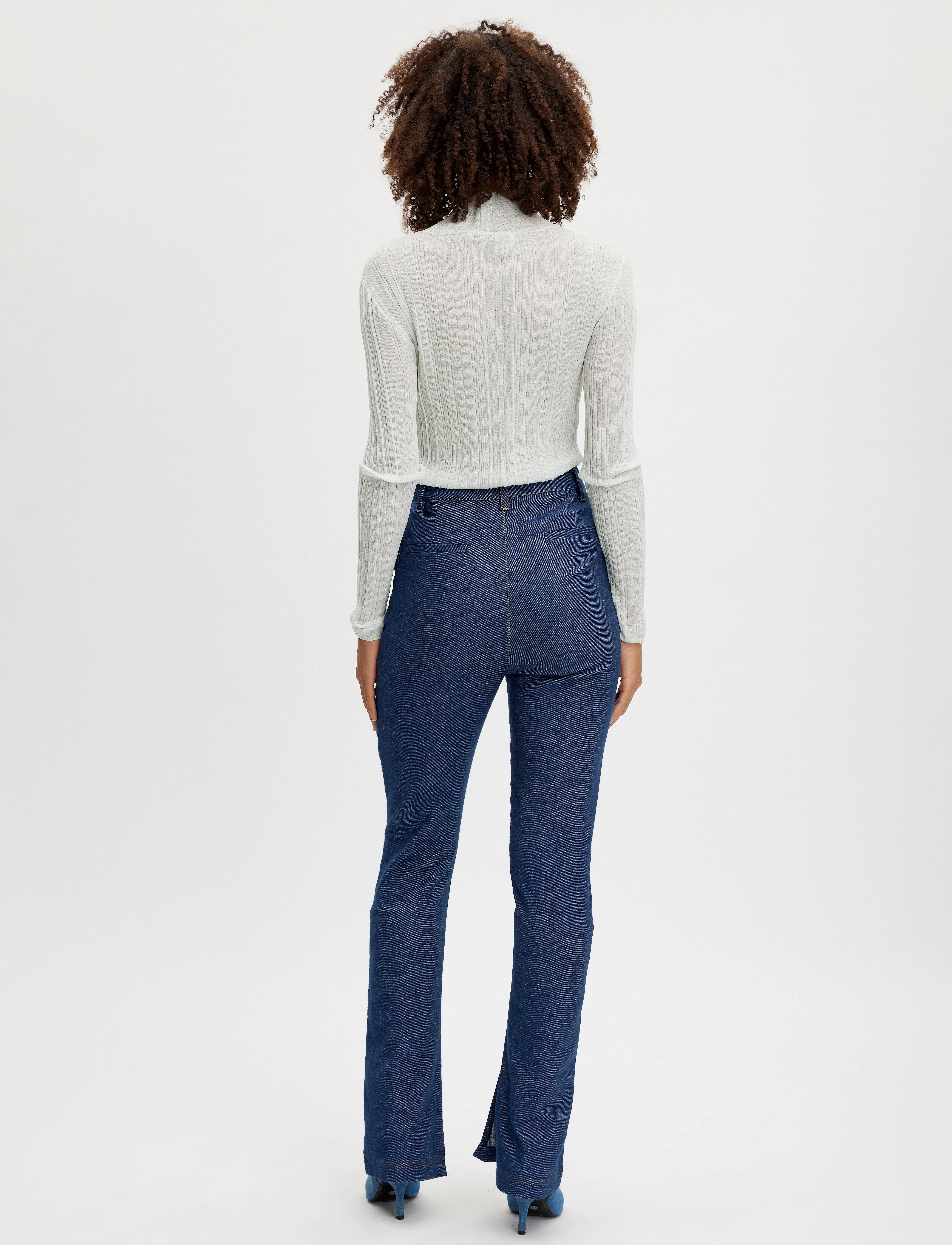 Gestuz - VloraGZ HW pant - straight jeans - dark blue denim - 4