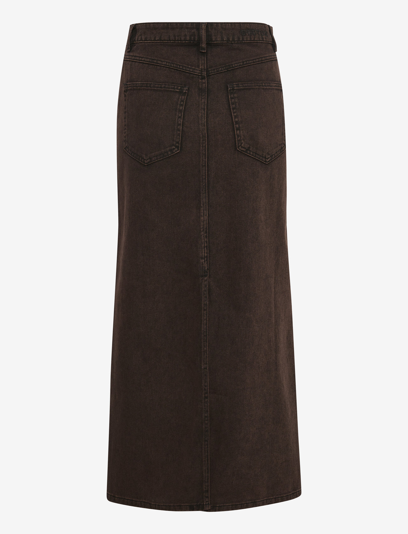 Gestuz - JamillaGZ long skirt - denimnederdele - bitter chocolate - 2