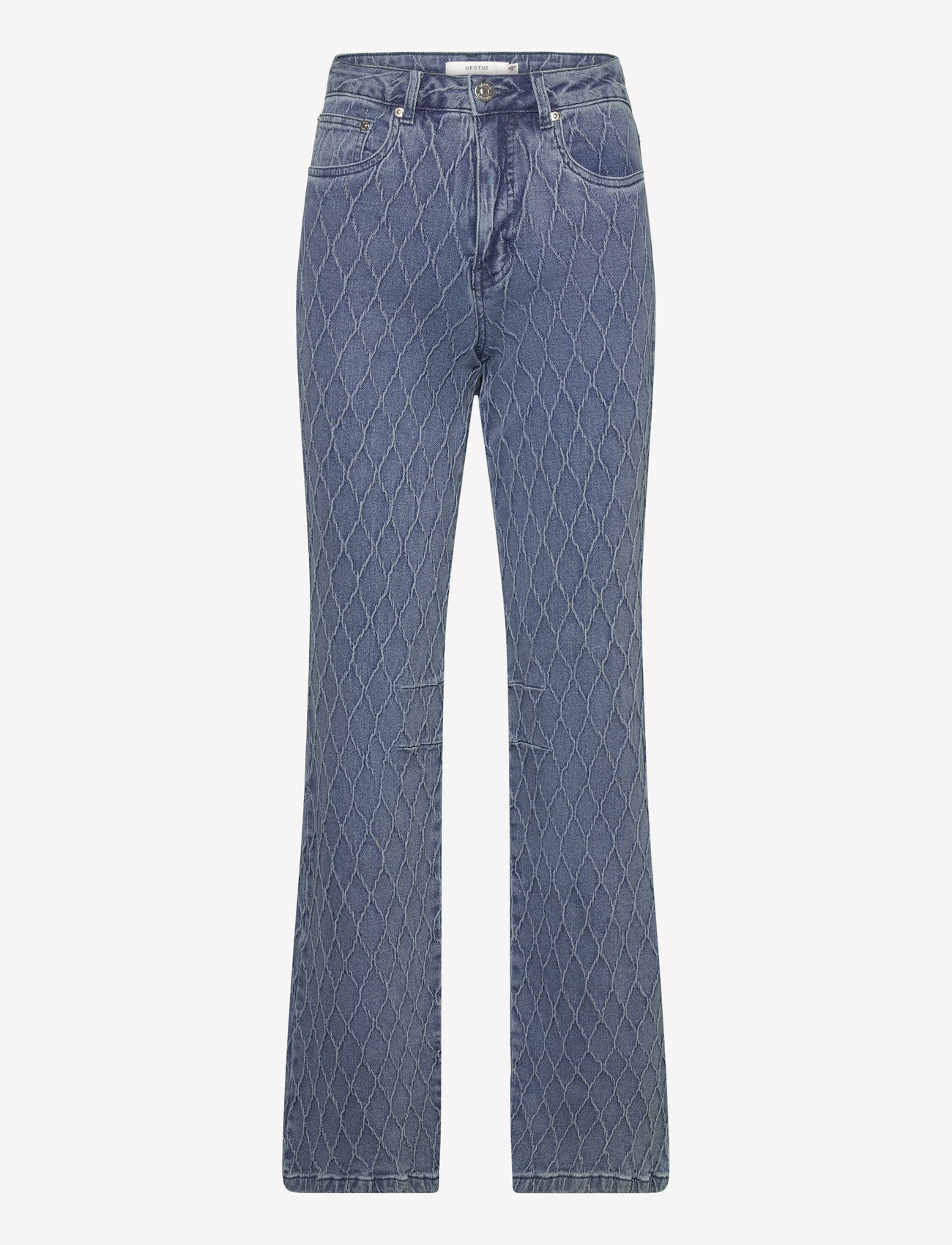 Gestuz - RozerinGZ MW jeans - straight jeans - washed mid blue - 1