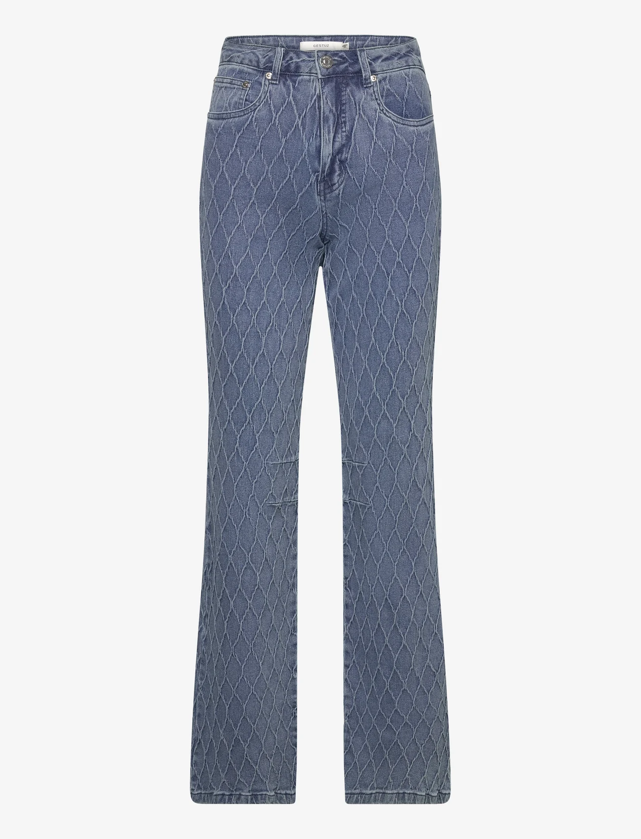 Gestuz - RozerinGZ MW jeans - straight jeans - washed mid blue - 0