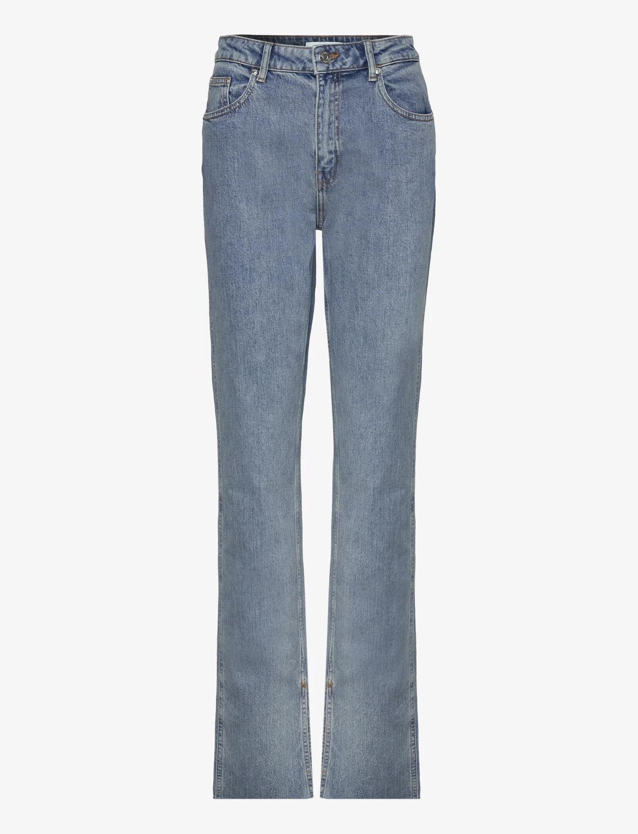 Gestuz - SalmaGZ MW slim jeans - schlaghosen - light blue washed - 0